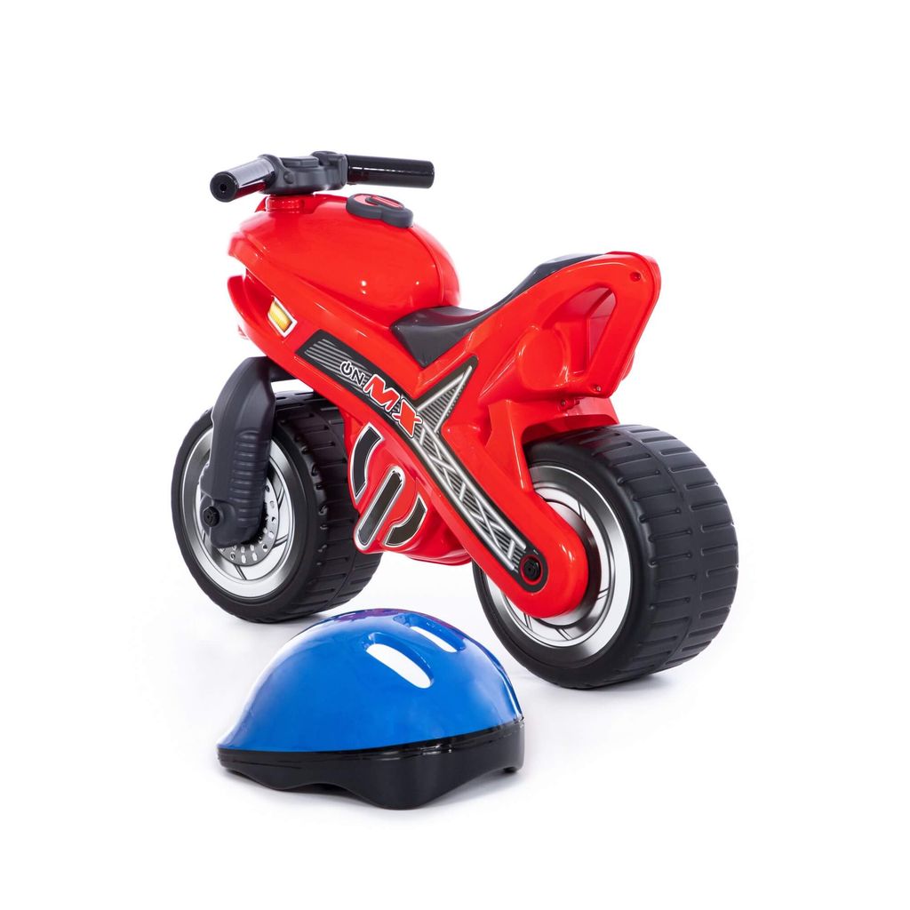 Каталка-мотоцикл МХ со шлемом - Полесье фото 3