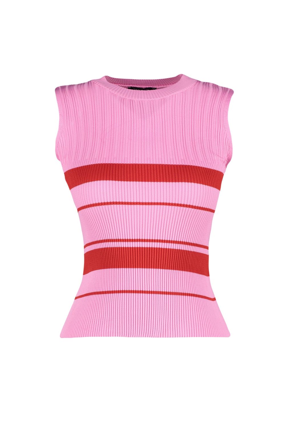Pembe Bisiklet Yaka Ince Bluz TWOSS21BZ0370
