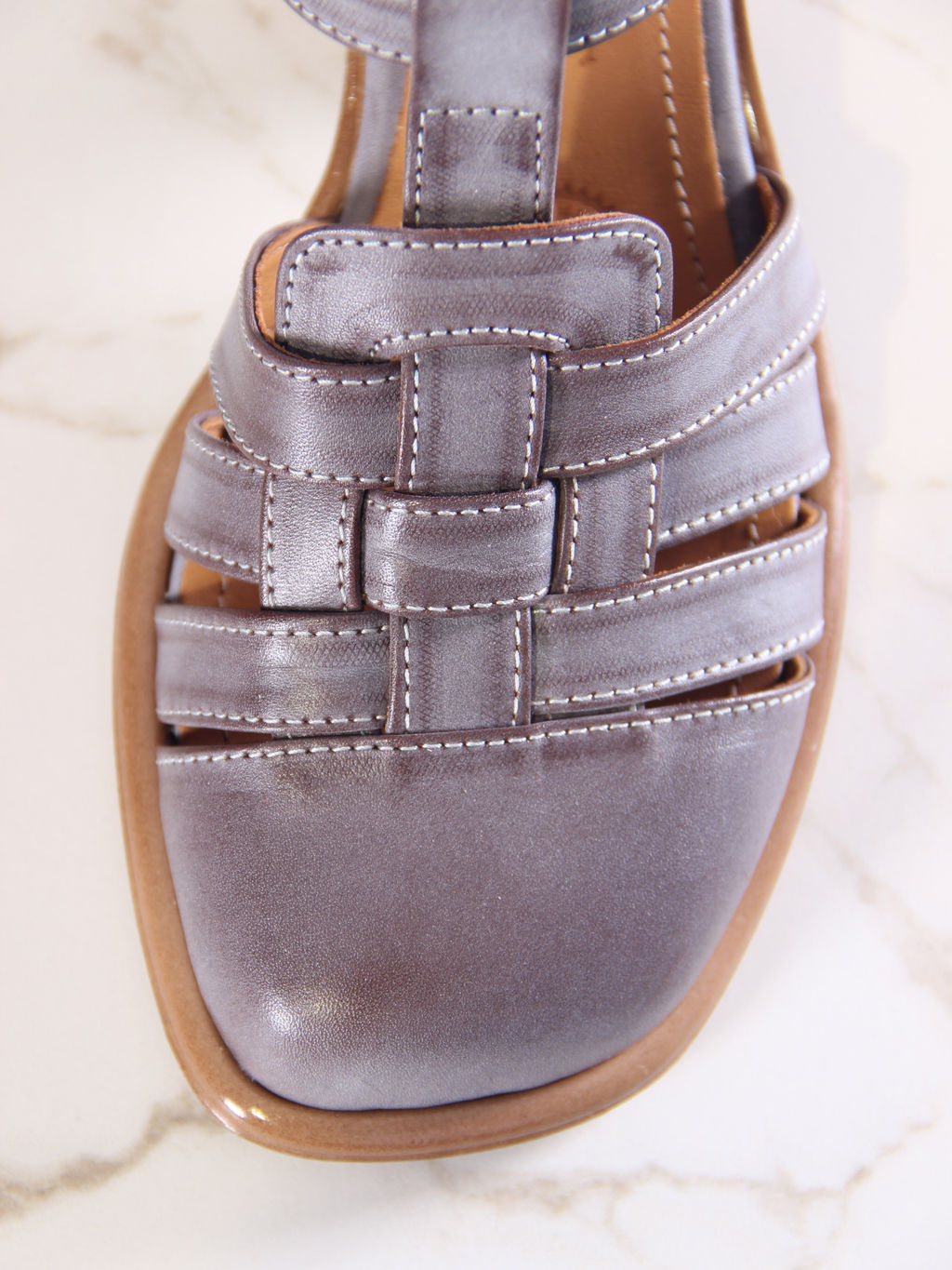 Босоножки 5035.23663bе.Вакса коричневый+коричневый