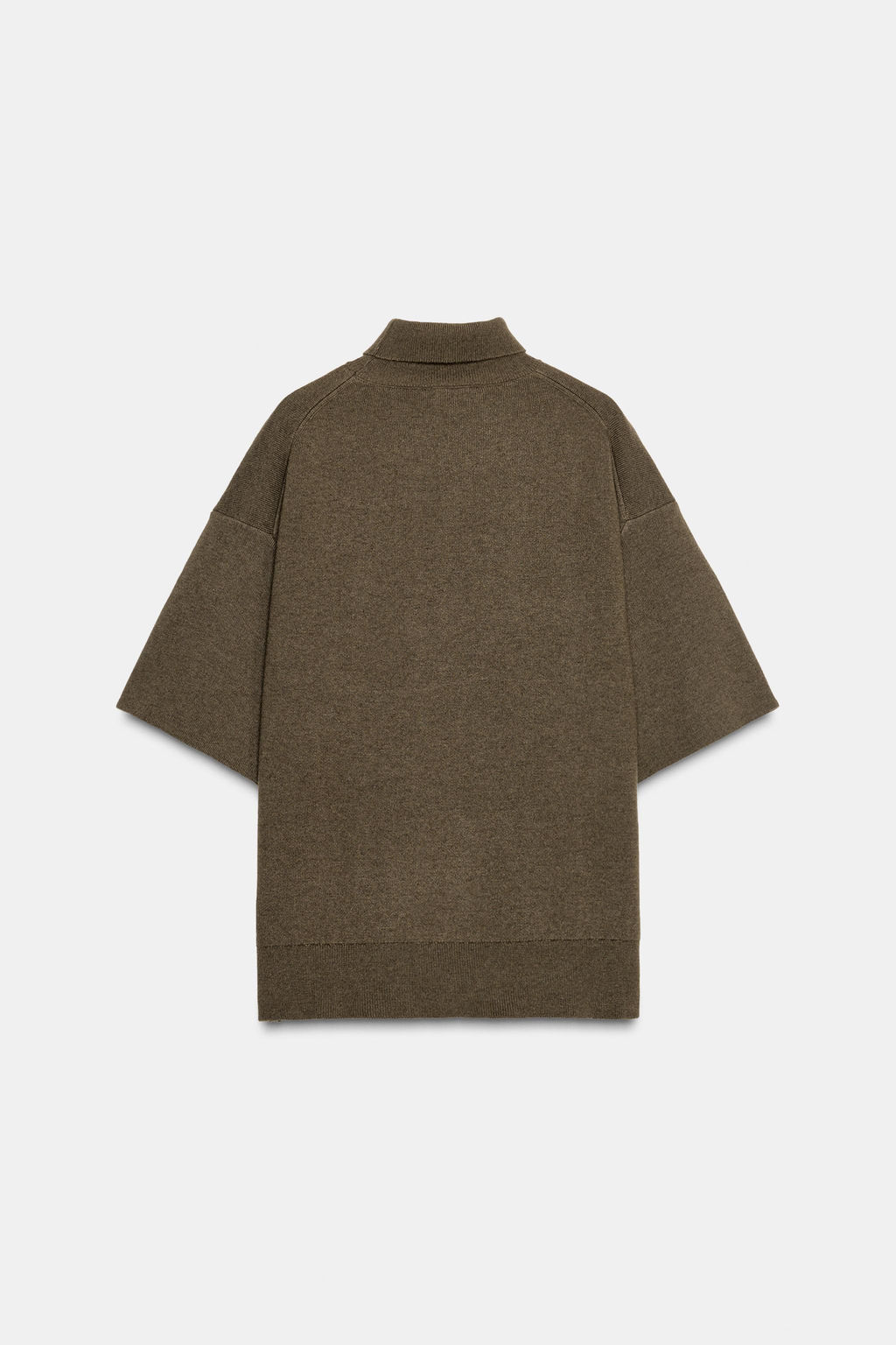 OVERSIZED WOOL HIGH NECK SWEATER - Zara фото 3