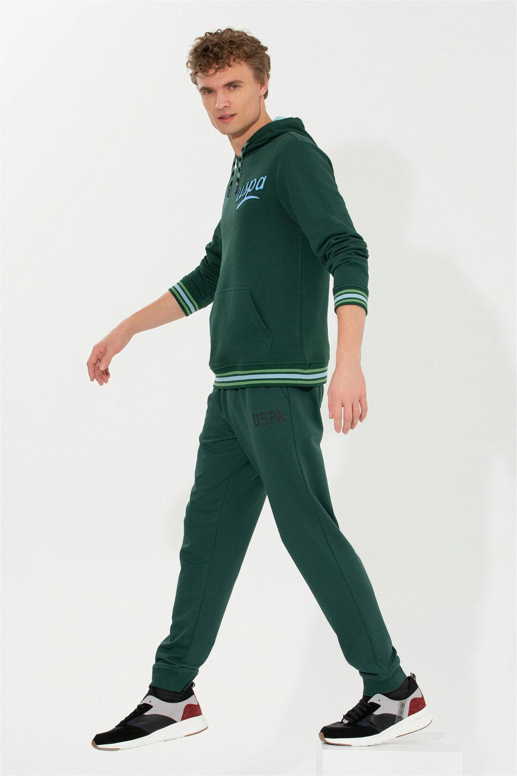Мужские зеленые спортивные штаны - U.s. polo assn фото 3