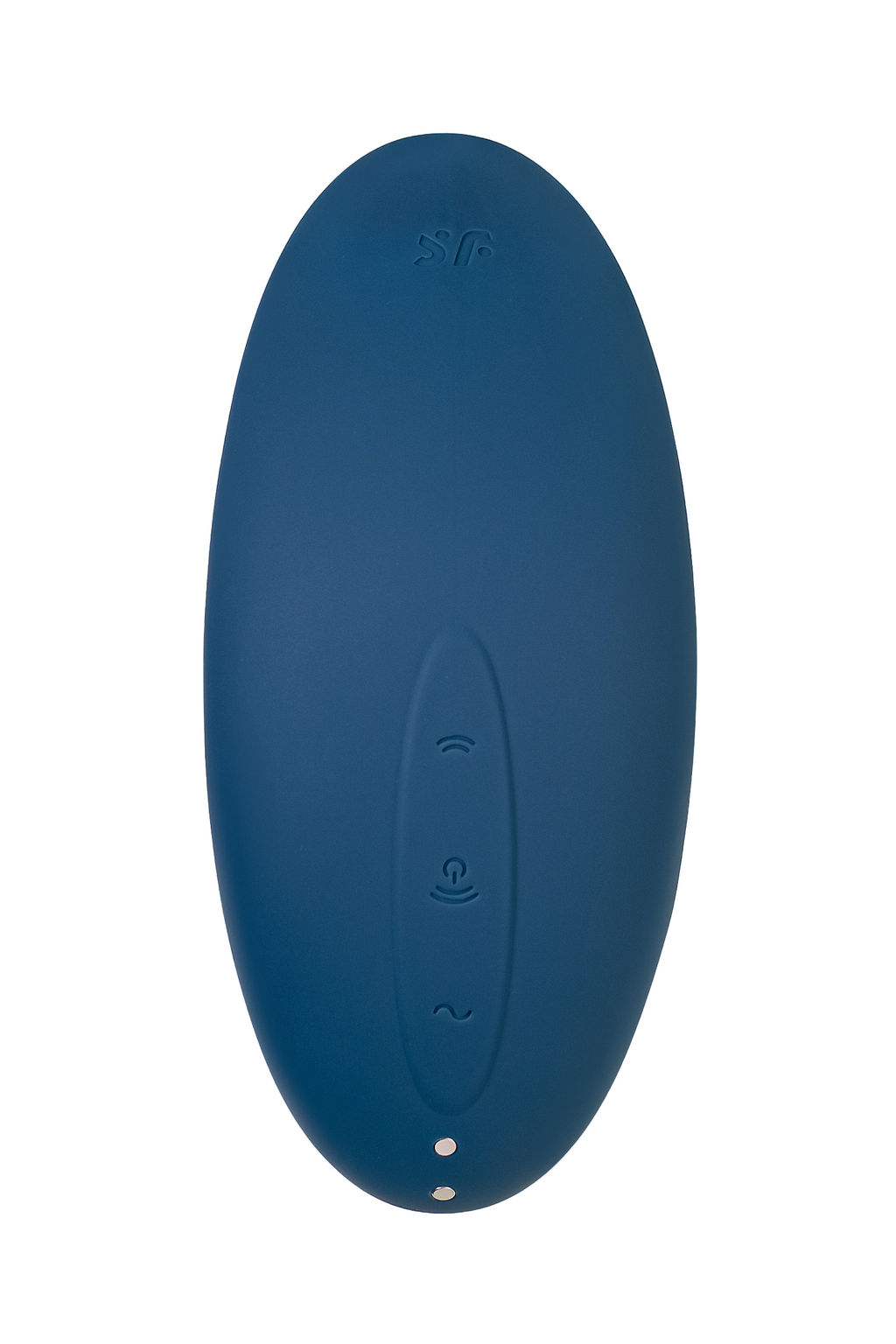 Вакуум-волновой бесконтактный стимулятор клитора Satisfyer Vulva Lover 2, силикон, синий  фото 3