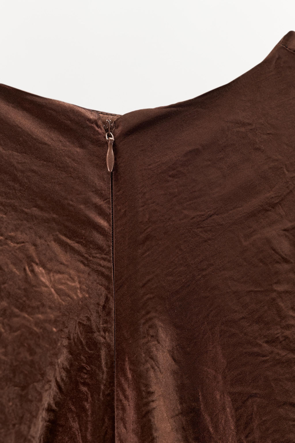 CRUMPLED PLEATED MIDI DRESS - Zara фото 7