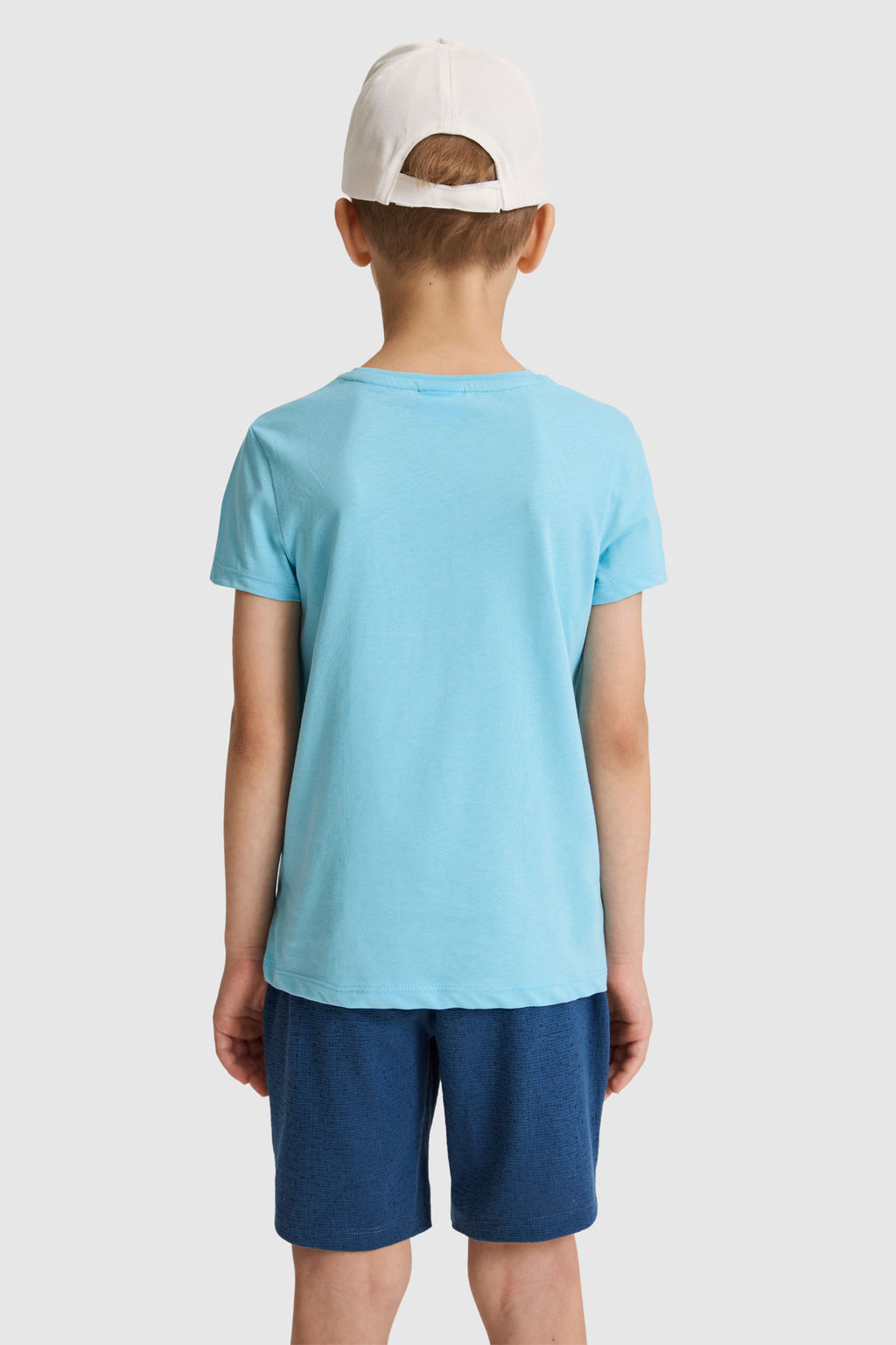Erkek Гocuk Aqua Bisiklet Yaka Basic TiЕГrt