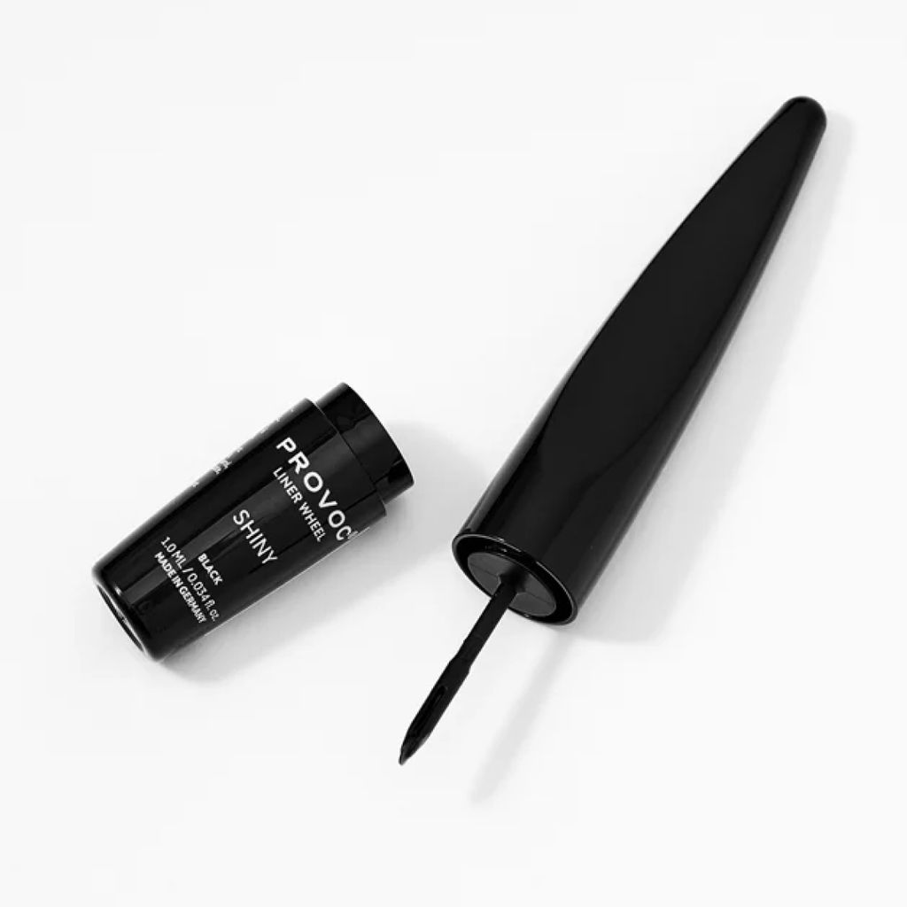 Provoc Жидкая подводка для глаз с роликом / Eyeliner Wheel 02 Shiny Black, черный глянцевый
