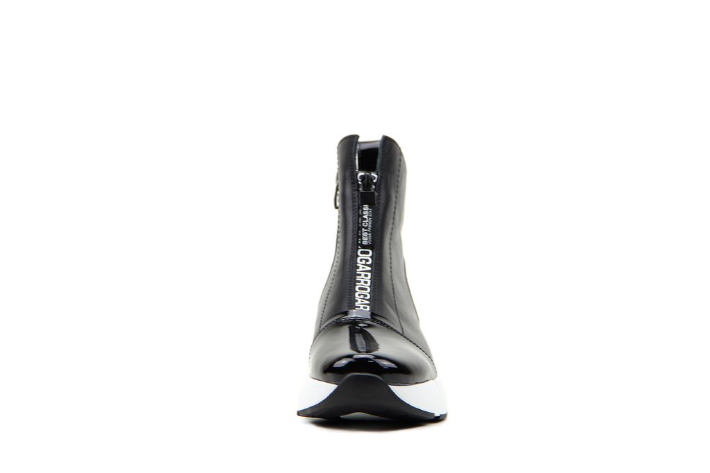 Ботинки EDART 330.L.2021w.black+lacq/мех