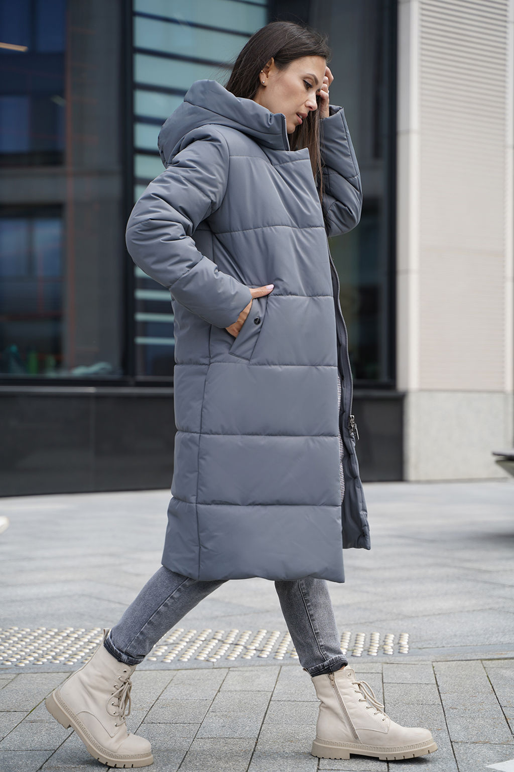 Пальто зимнее / 53955 - Twin tip фото 24