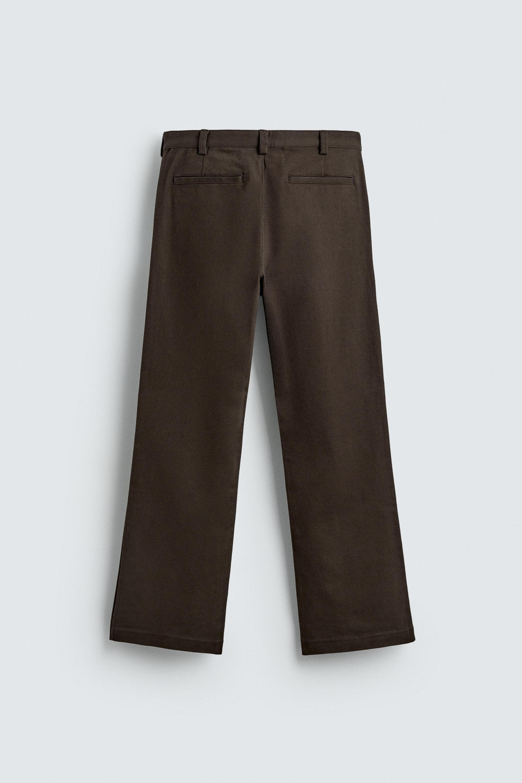 FLARE FIT TWILL TROUSERS - Zara фото 6