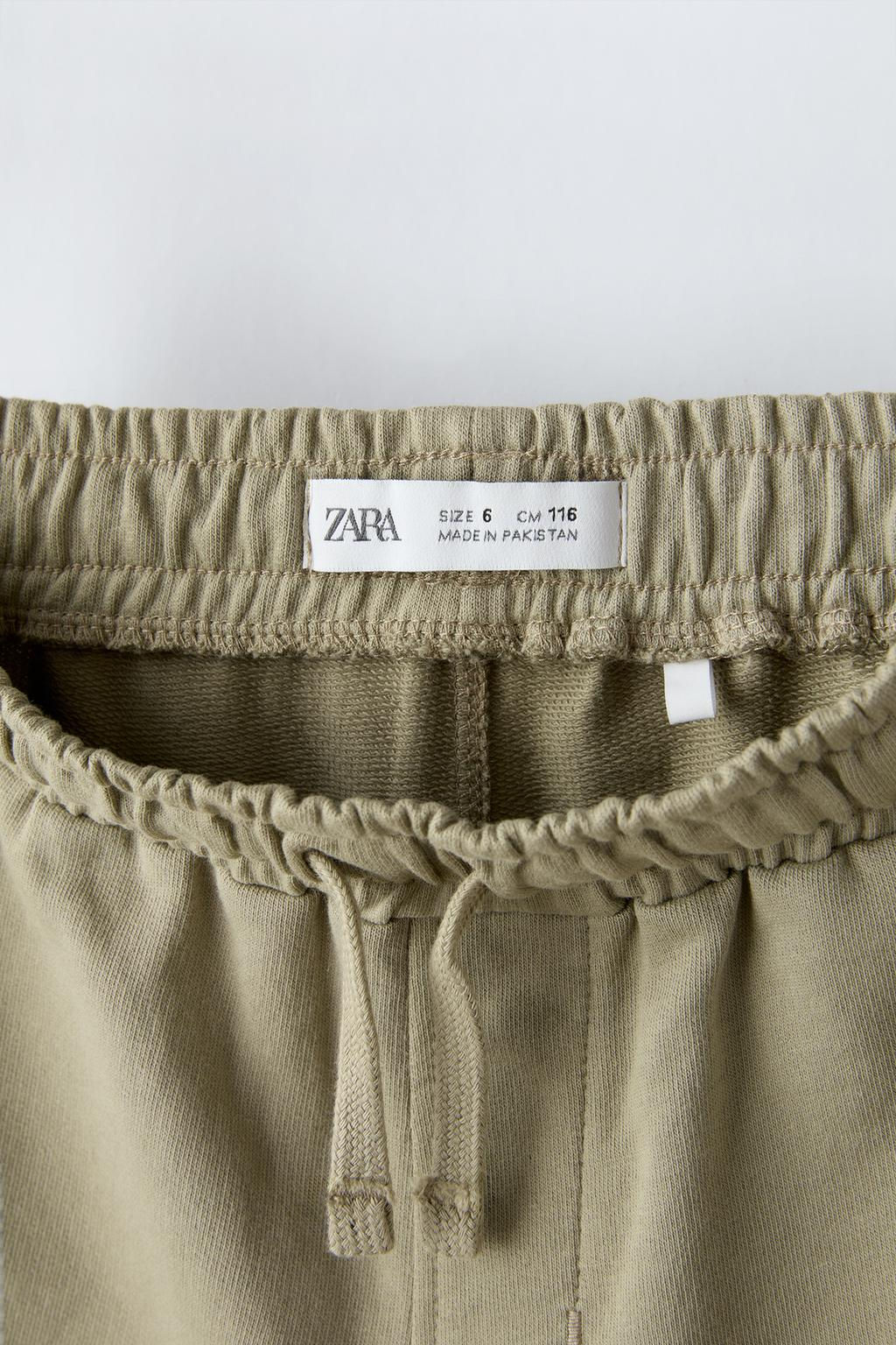 PAMUKLU ISLEMELI T-SHIRT VE BERMUDA SORT TAKIMI - Zara фото 17