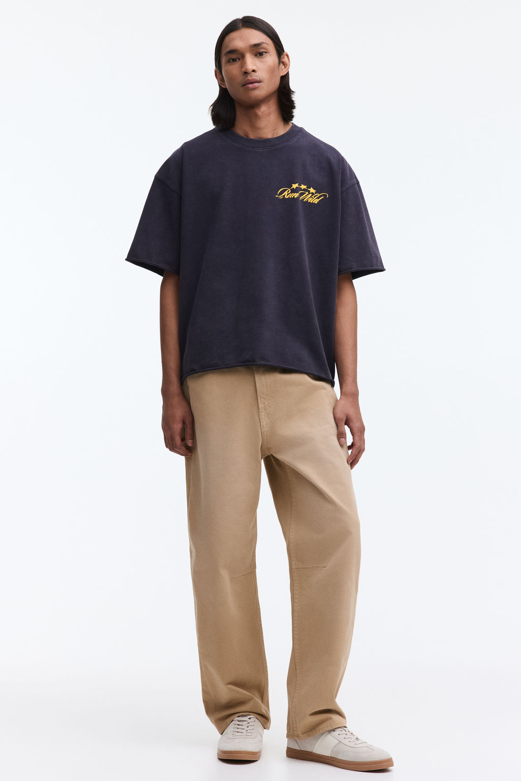 Camiseta boxy Oversized Fit - H&m фото 8