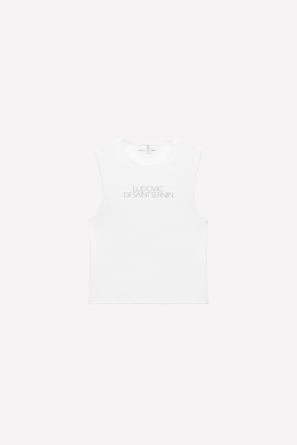 RHINESTONE LOGO TANK TOP LUDOVIC DE SAINT SERNIN x ZARA фото 2