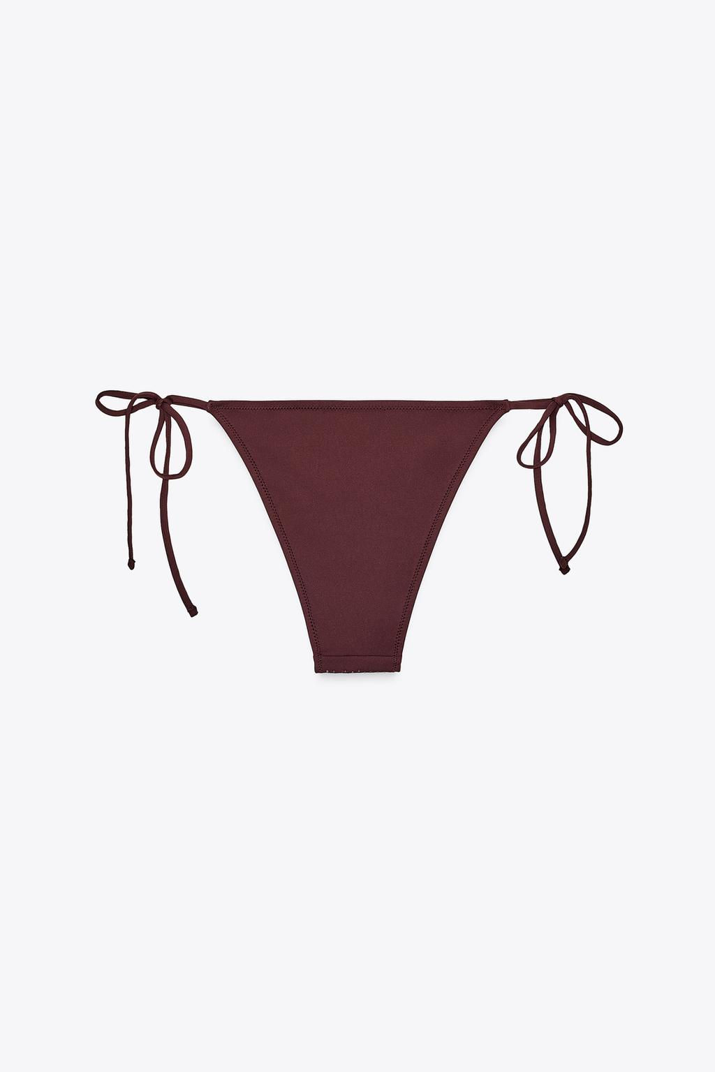 RHINESTONE BIKINI BOTTOMS - Zara фото 7