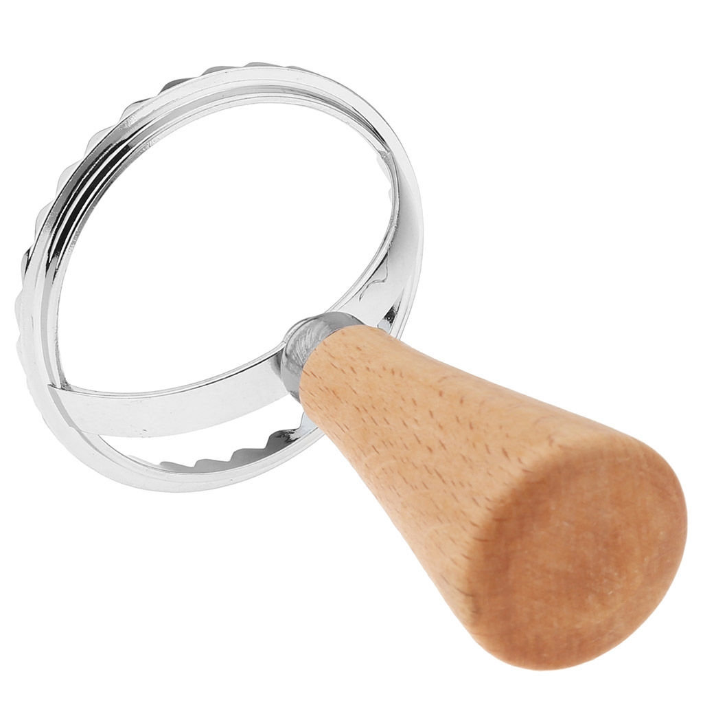 Штамп металлический для пельменей Круг д6,2см h10см, деревянная ручка, на картоне (Китай) - Домашняя мода фото 4