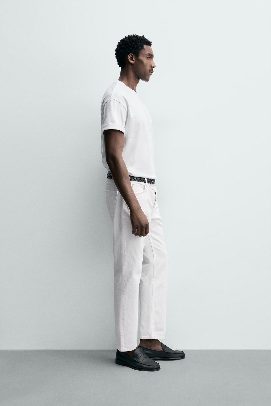 JEANS REGULAR FIT / Blanco - Zara фото 4