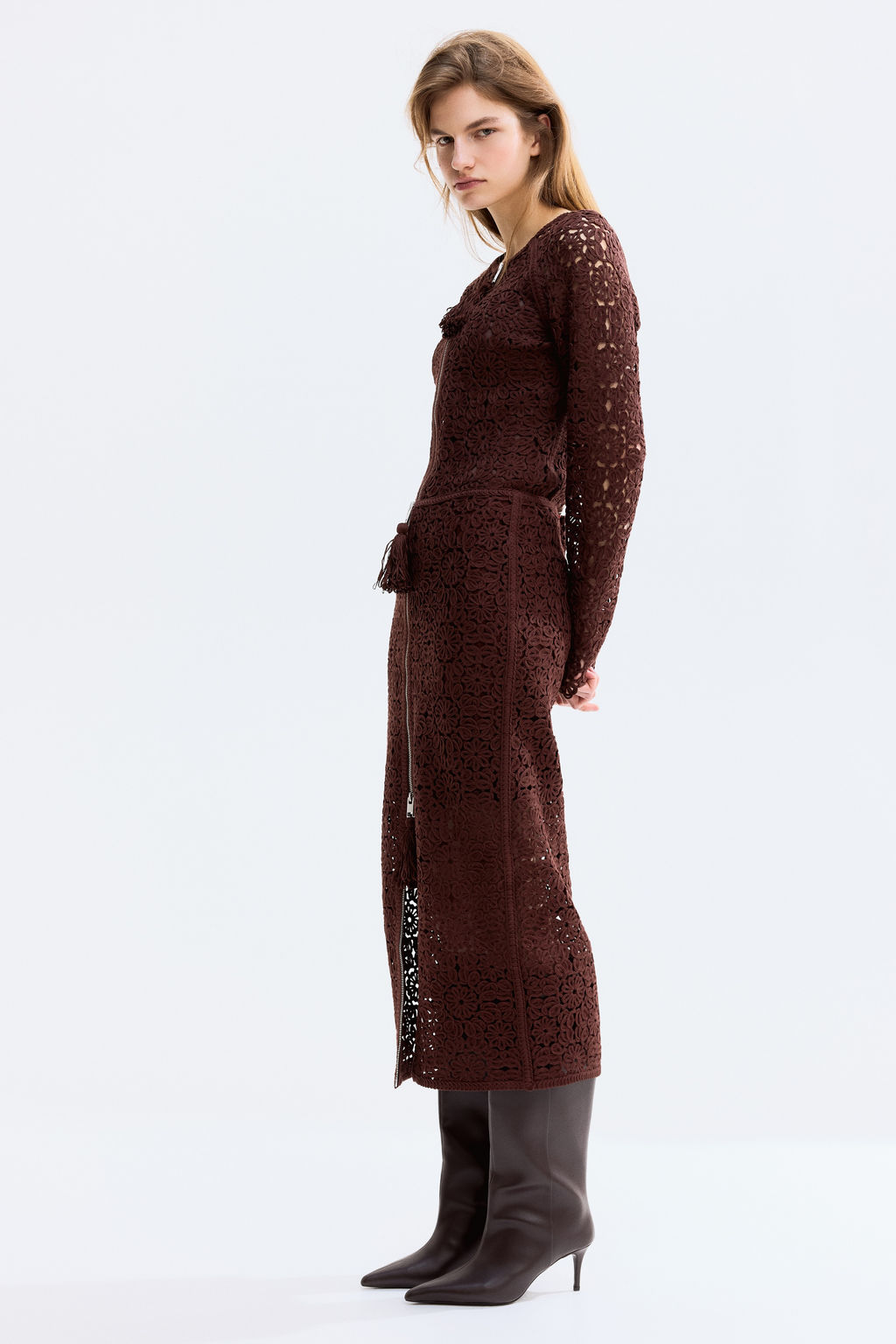 Crochet-look skirt - H&m фото 6