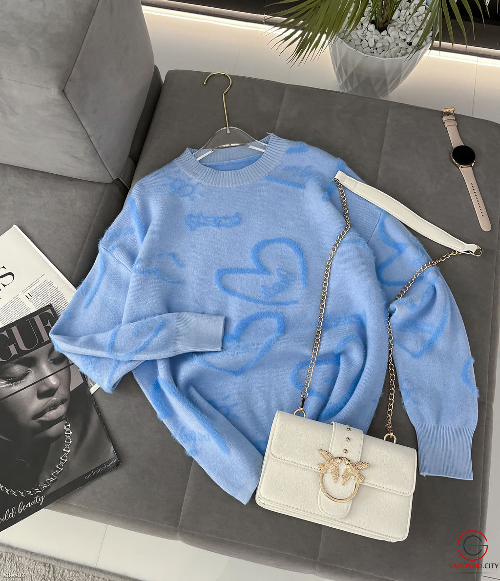 Кофта женская с сердечками - Bruno фото 7