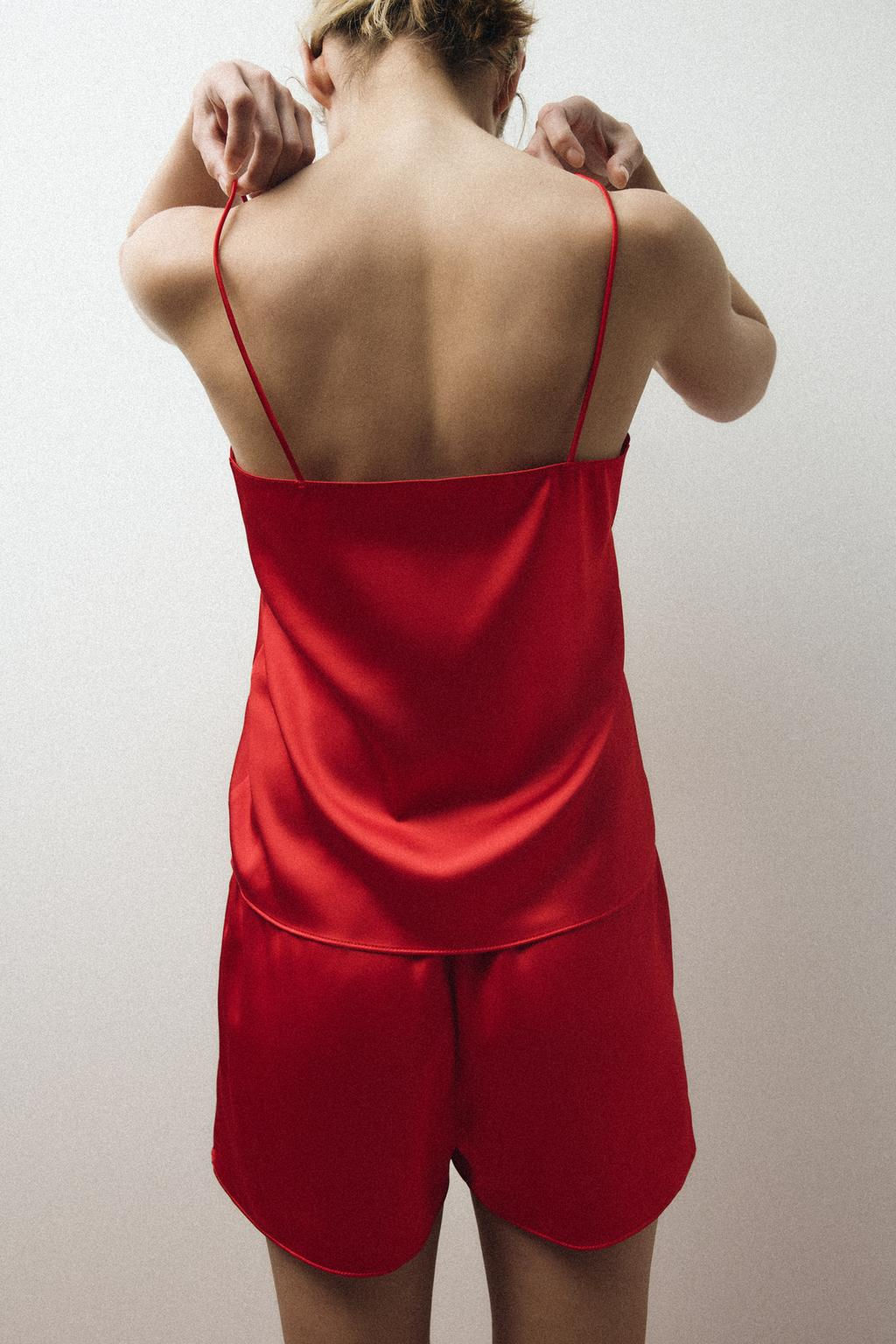 SATIN CAMISOLE TOP - Zara фото 4
