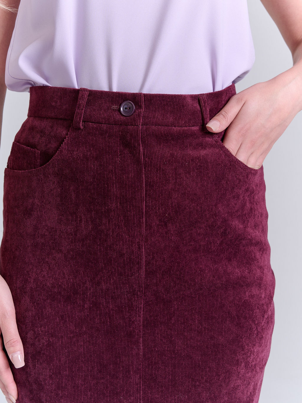 Вельветовая юбка