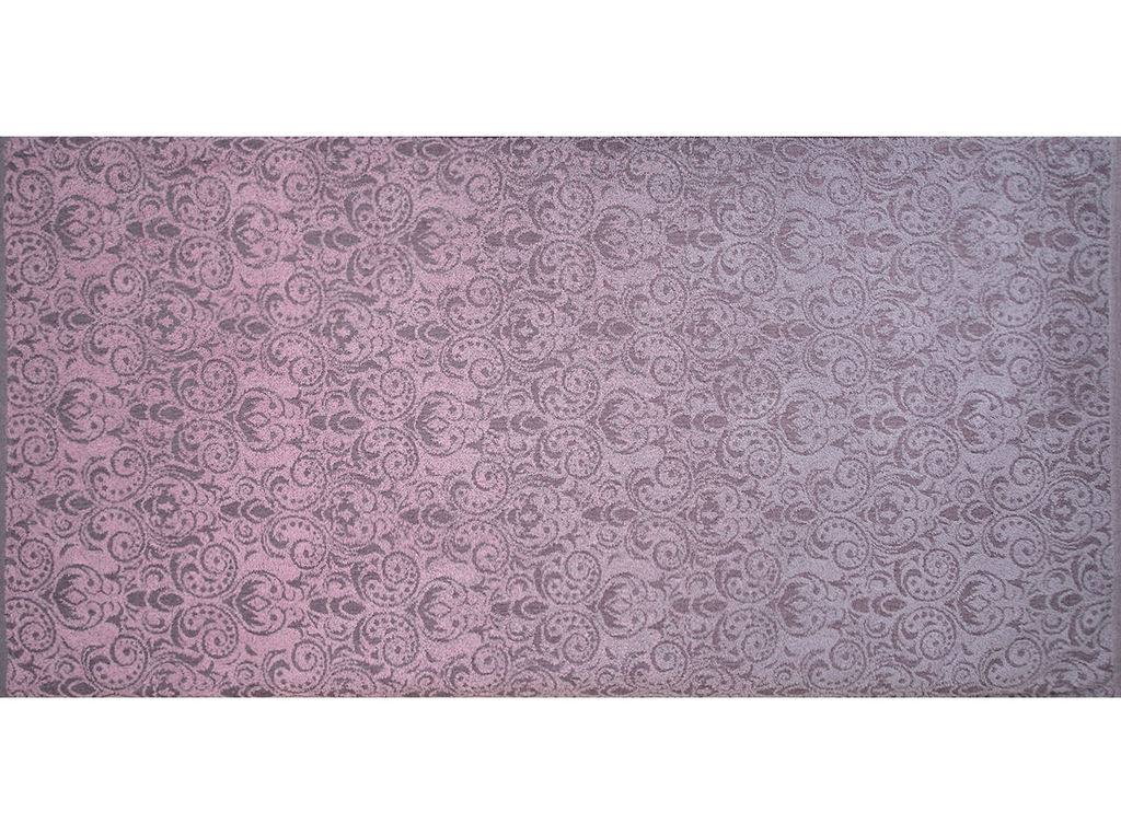 Полотенце махровое 4с402.511ж1 Градиент-вензель (розовый3) 73х140 см