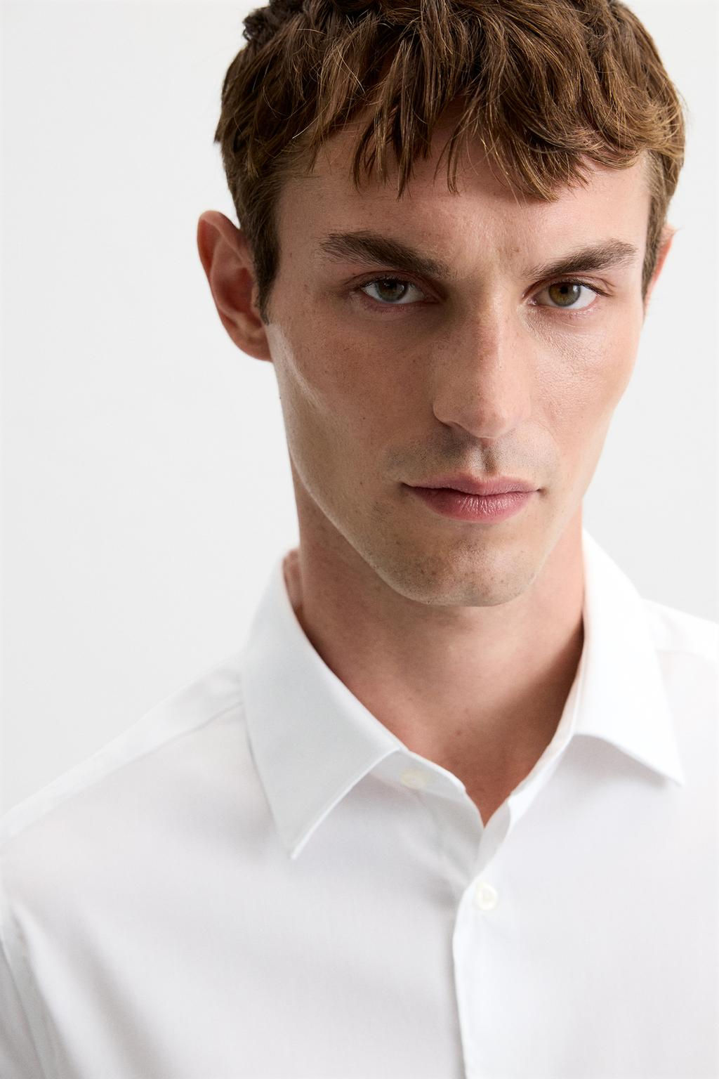 TEXTURED TWILL SHIRT - Zara фото 16