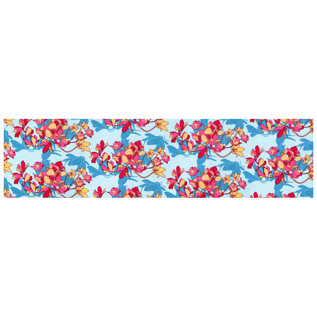 Аромат магнолии Скатерть-дорожка на стол рогожка 50х150см, 160г/м2, хлопок 100%, Домашняя мода (Россия)  фото 2