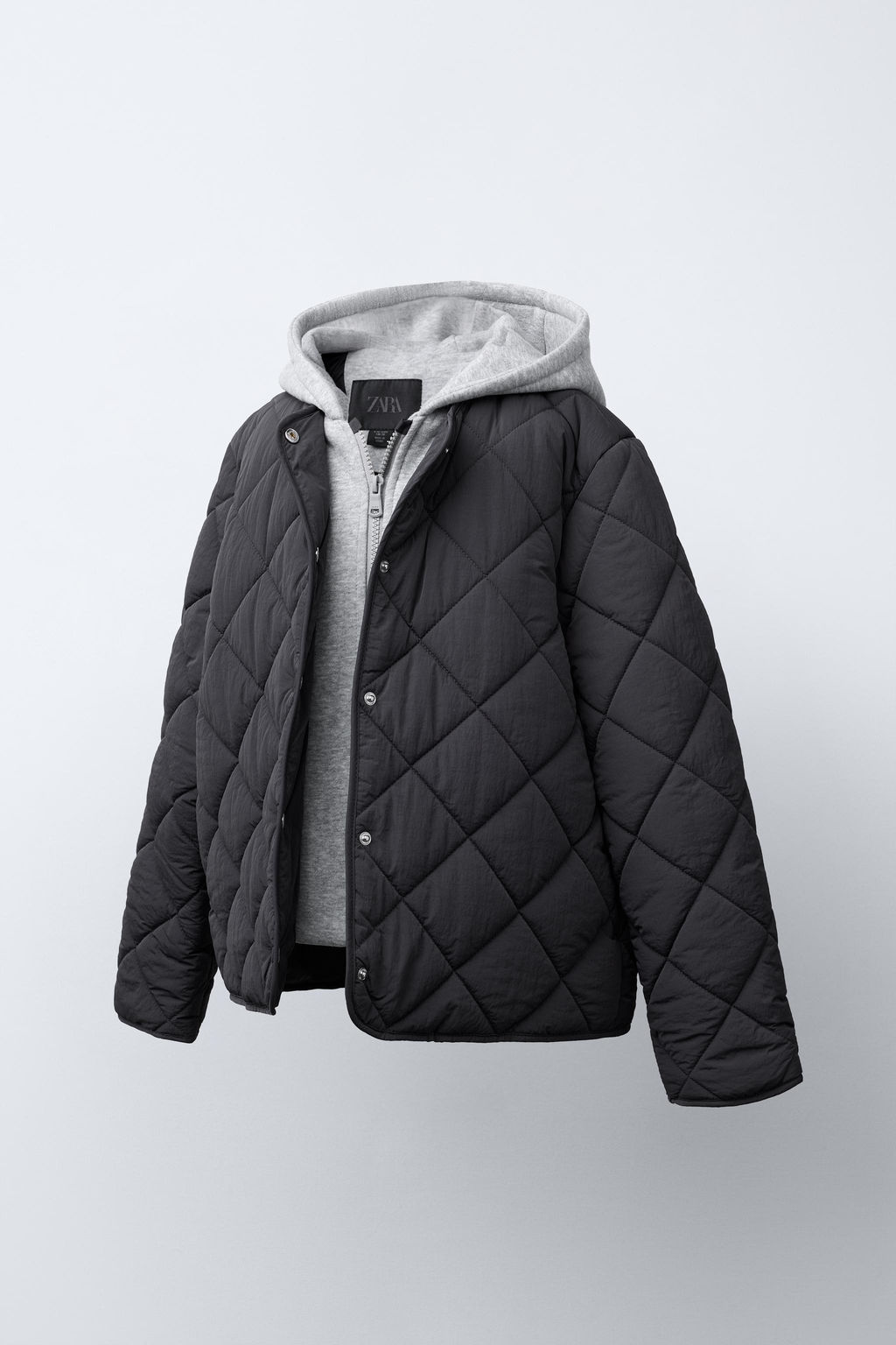 PADDED JACKET HOODIE HOOD - Zara фото 2