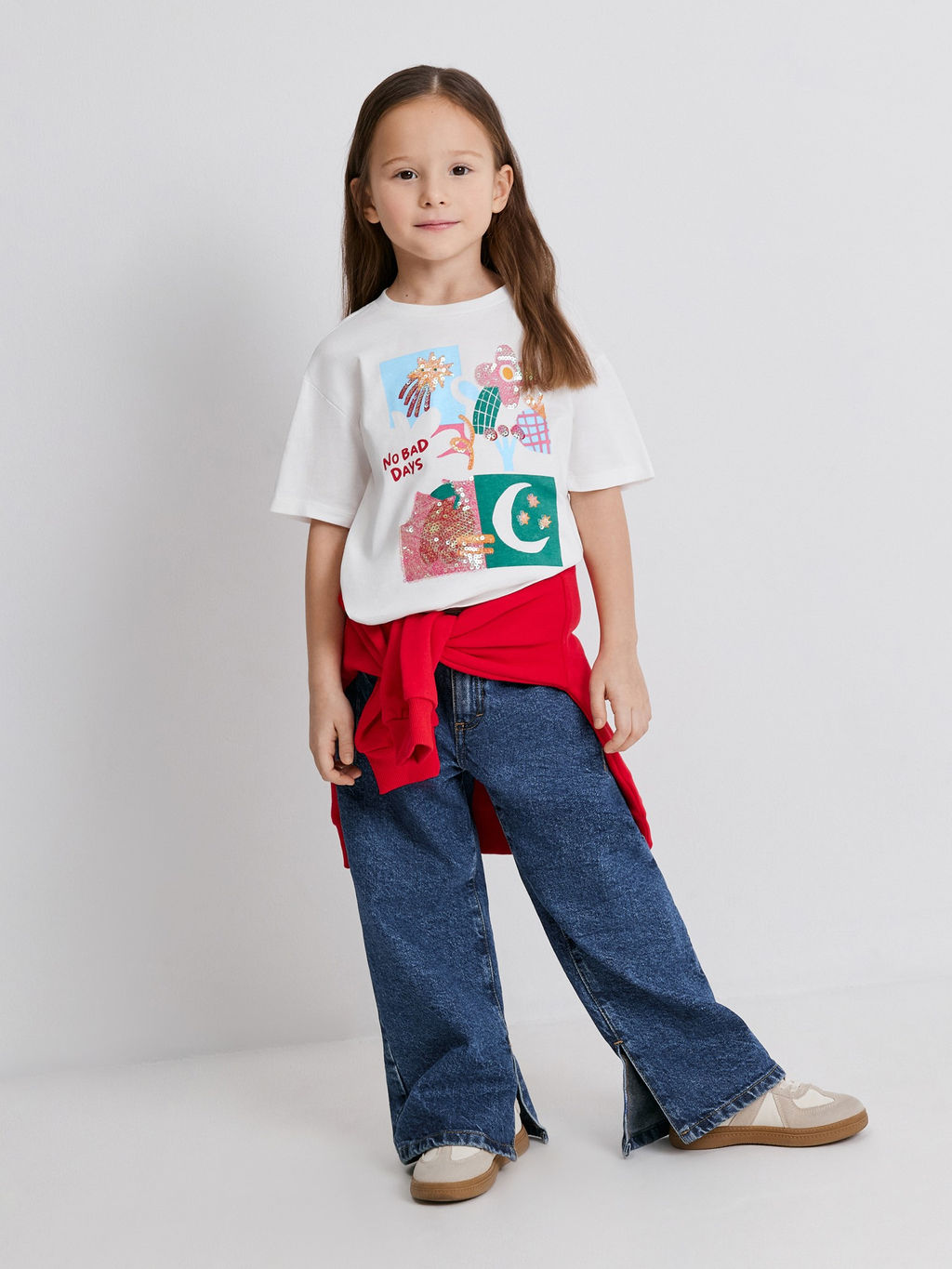 ACOOLA / Футболка детская для девочек Klarita белоснежный  фото 5