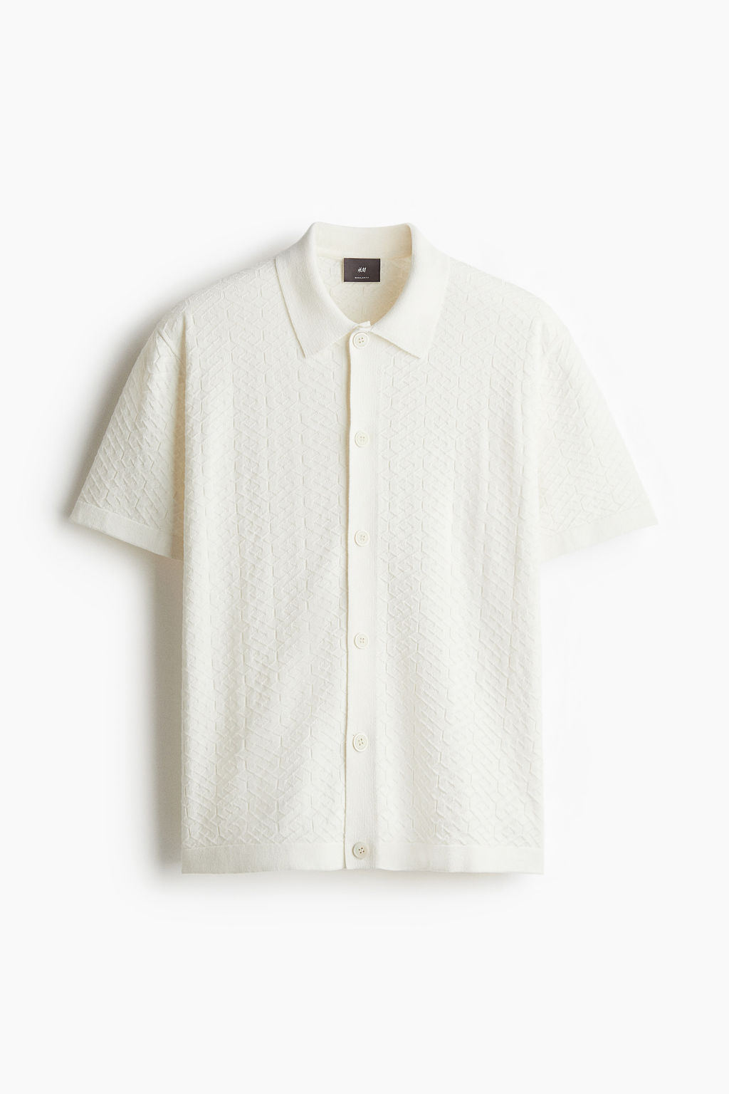 Camisa en punto texturizado Regular Fit - H&m фото 2