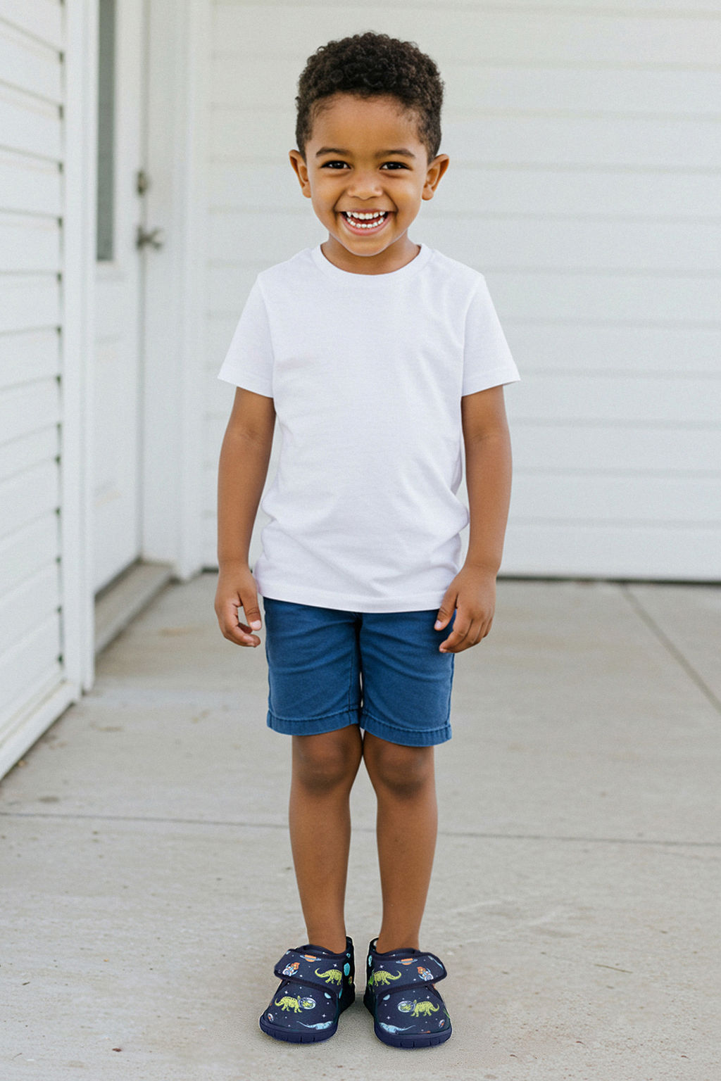 Lacivert Dinazor Bask?l? Kucuk Erkek Cocuk Kids Panduf TAKAW26ER00000 - Trendyolmilla фото 2