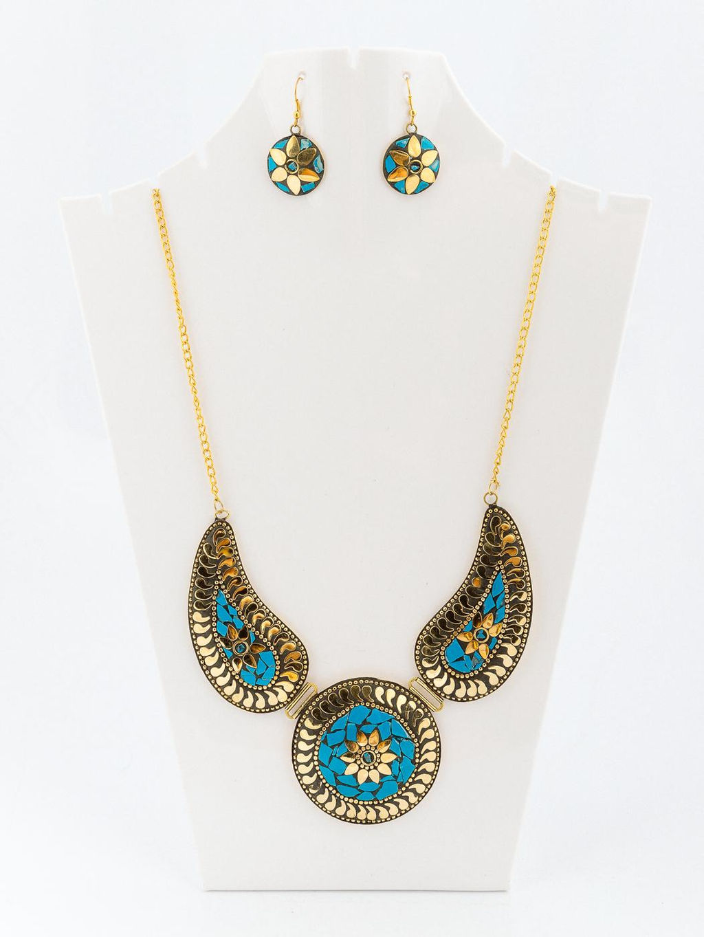 Украшение набор колье+ серьги №0712/8