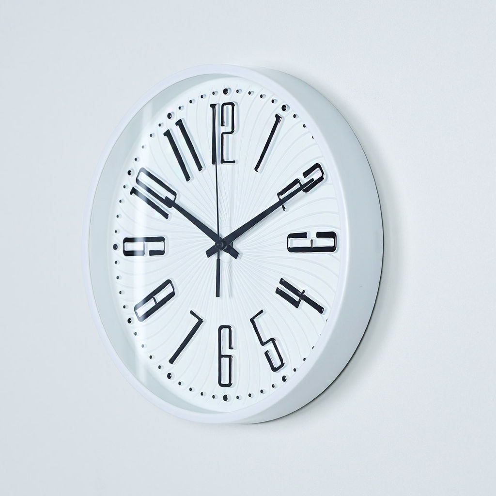 Часы настенные 25 см / Y6053T19 /уп 40/ (белые с серым циферблатом ) - ГалеонТрейд фото 8