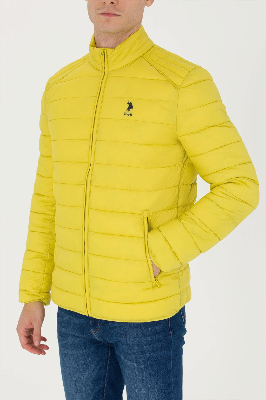 U. S. Polo Assn Мужское неоново-желтое пальто - U.s. polo assn фото 14