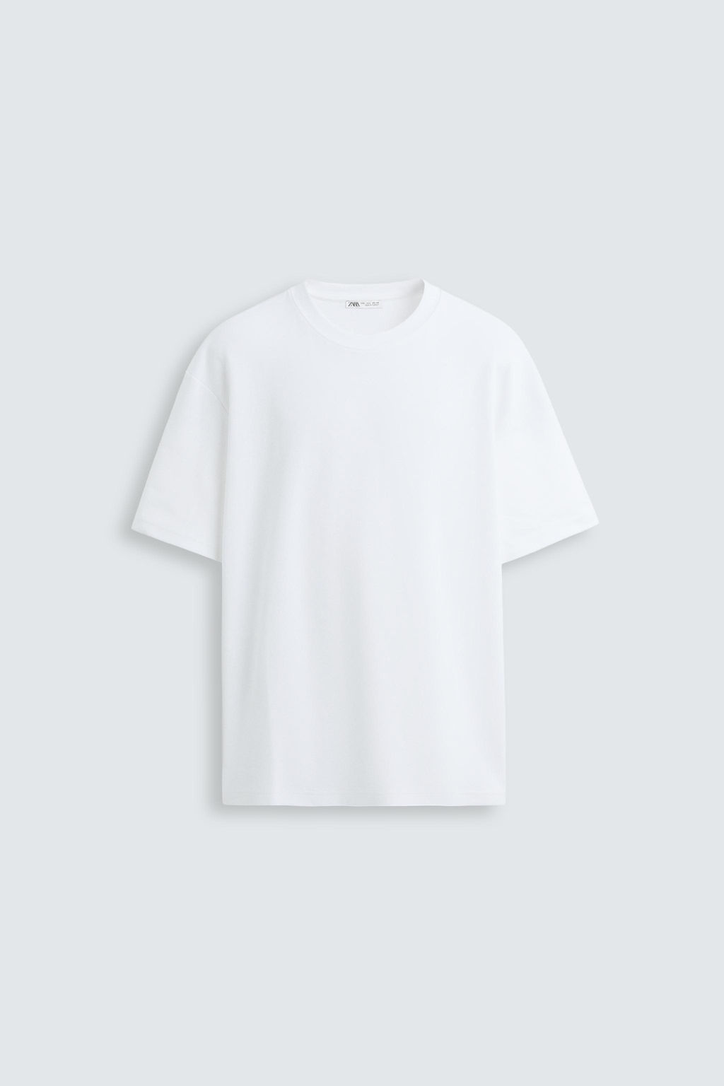 BASIC REGULAR FIT T-SHIRT - Zara фото 6