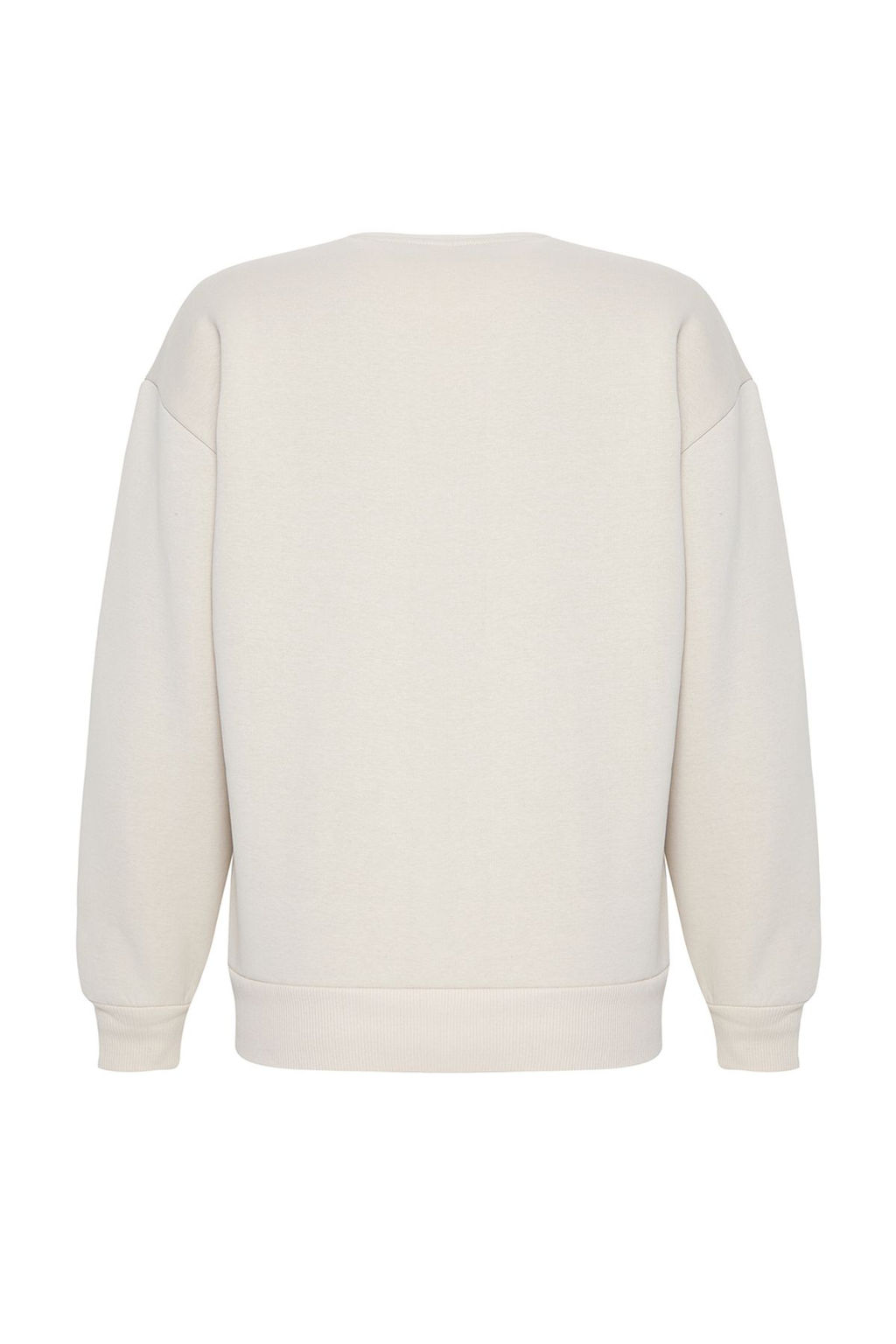 Tas Animal Nak?sl? Regular/Normal Kal?p Kal?n Ici Polarl? Orme Sweatshirt TWOAW24SW00196