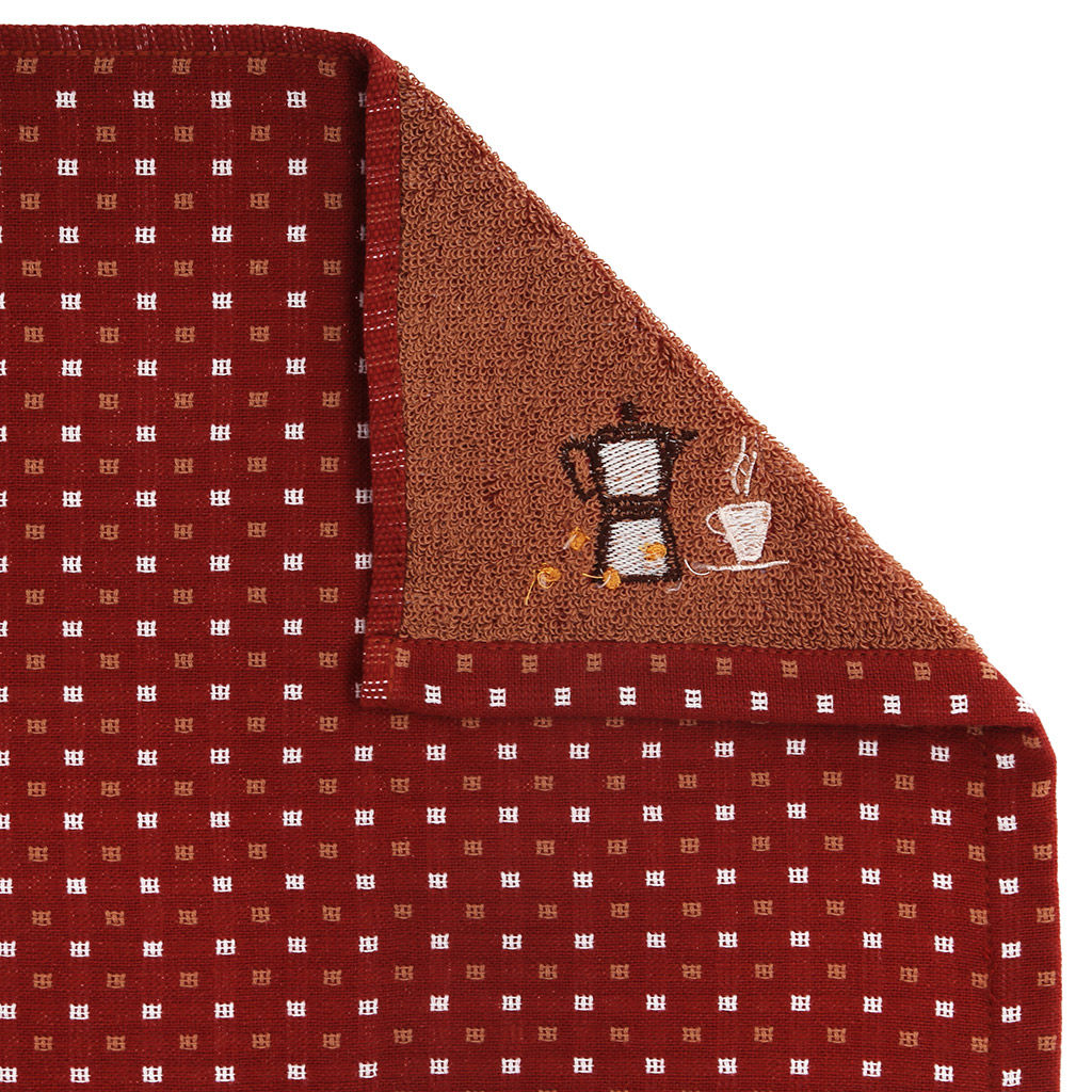 Полотенце кухонное Кофе 34х78см, лен+махра, 100% хлопок, цвета микс, Bolangde (Китай) - Домашняя Мода фото 15