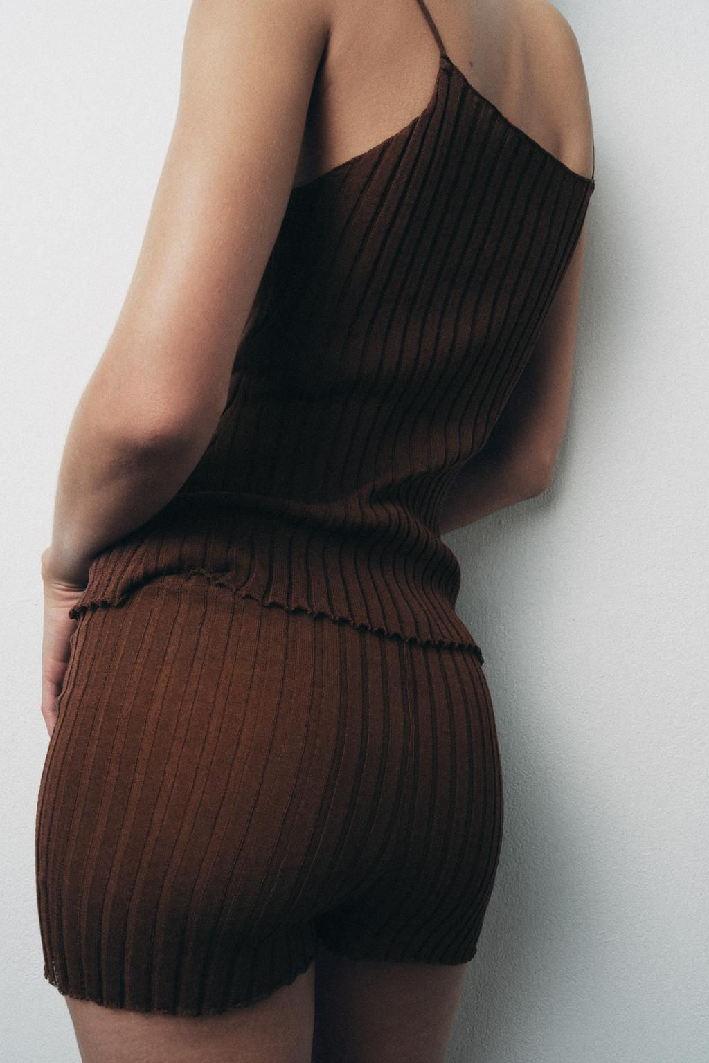 PLEATED FINE KNIT BRIEFS - Zara фото 10