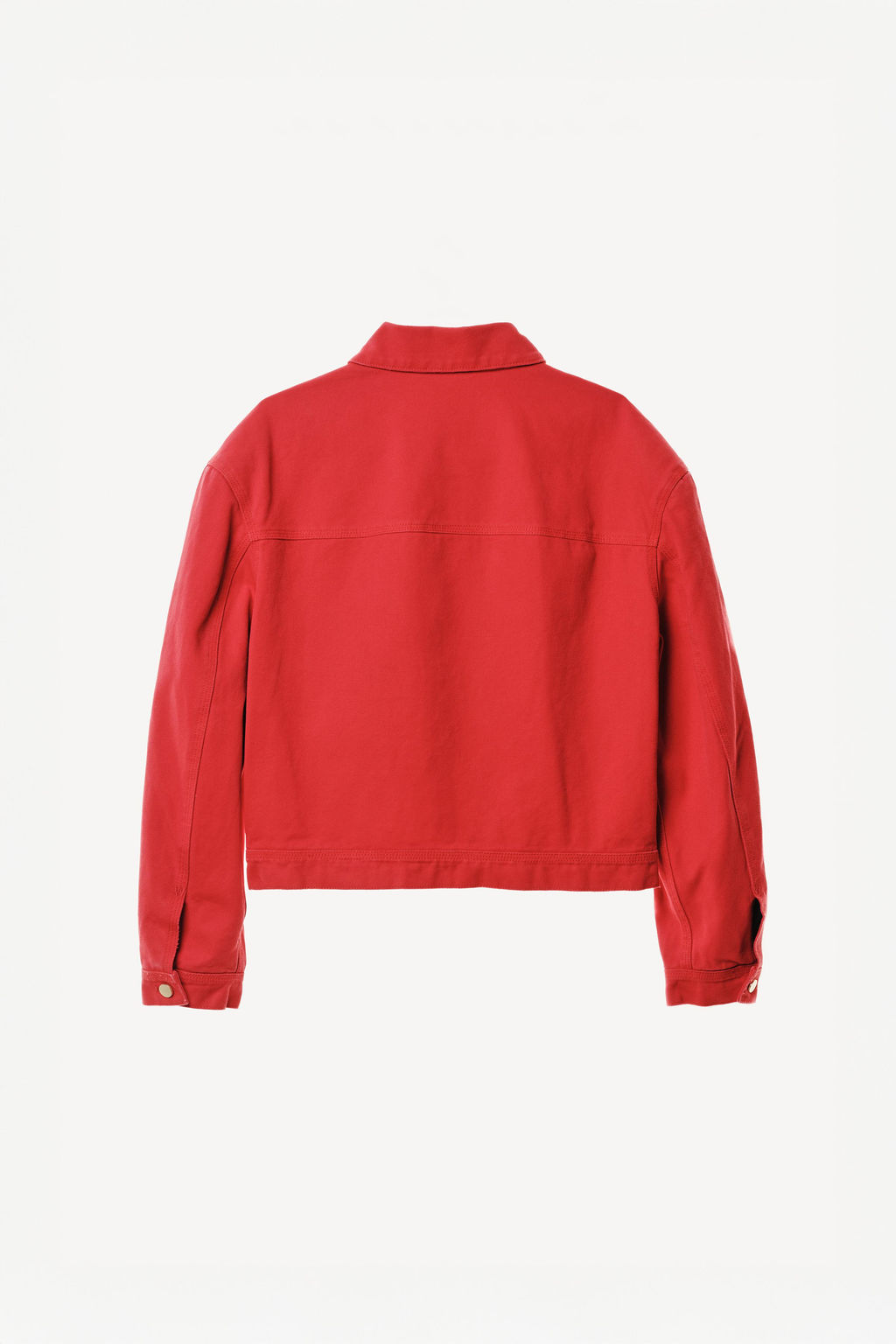 CAZADORA BOXY FIT PLIEGUES WILLY CHAVARRIA X ZARA / Rojo oscuro  фото 4