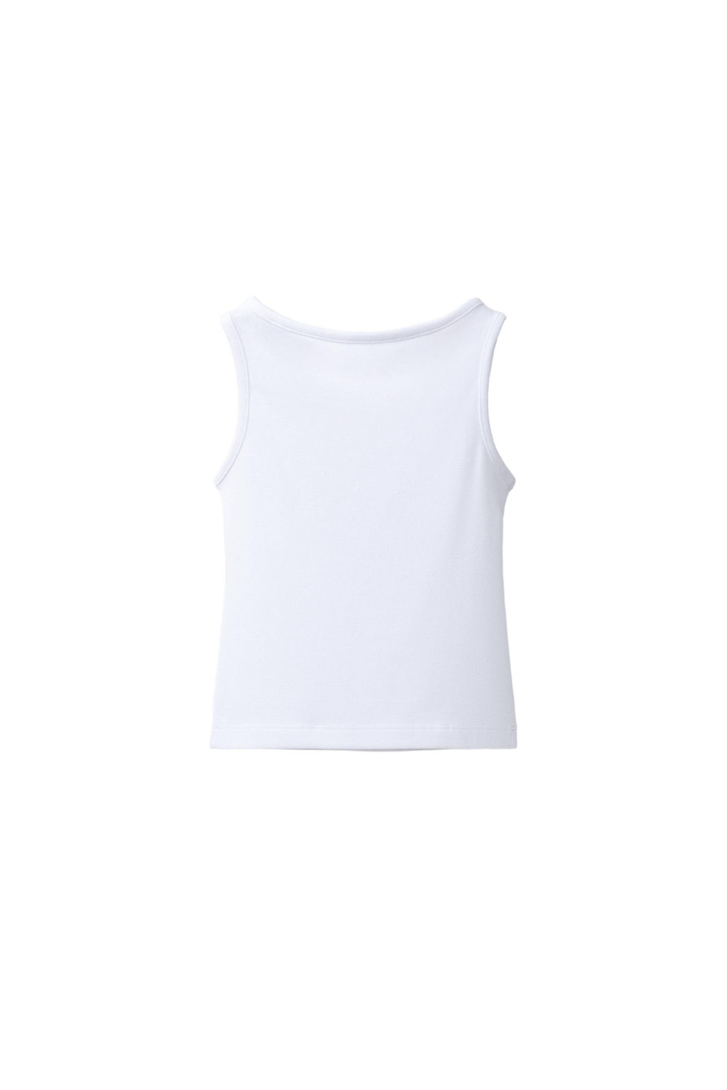 TOP LISO CON MODAL / Blanco - Zara фото 3