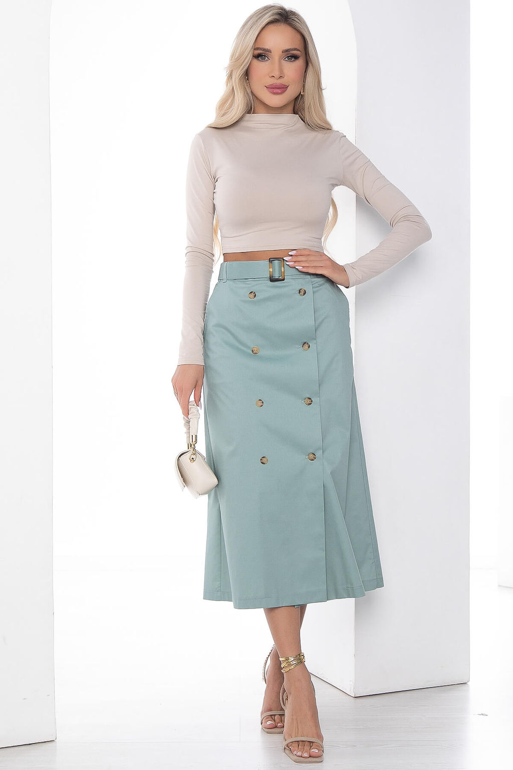 Юбка Сигурни (мята) Ю10000 - Lt collection фото 6