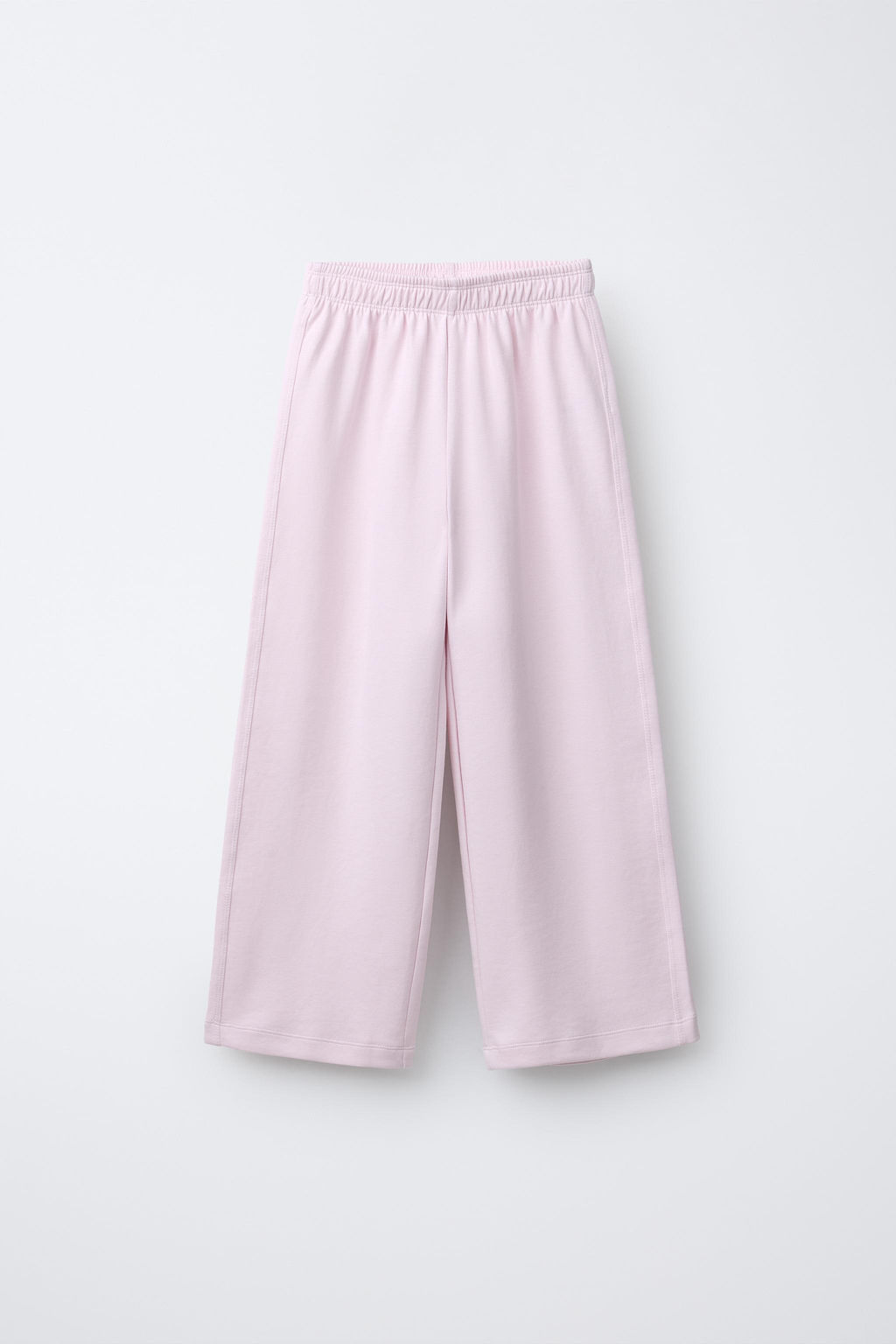 WIDE-LEG INTERLOCK TROUSERS - Zara фото 5