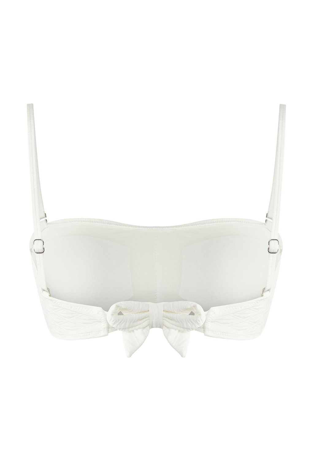 TRENDYOLMILLA Mavi Straplez Dokulu Bikini Ustu TBESS25BU00062  фото 13