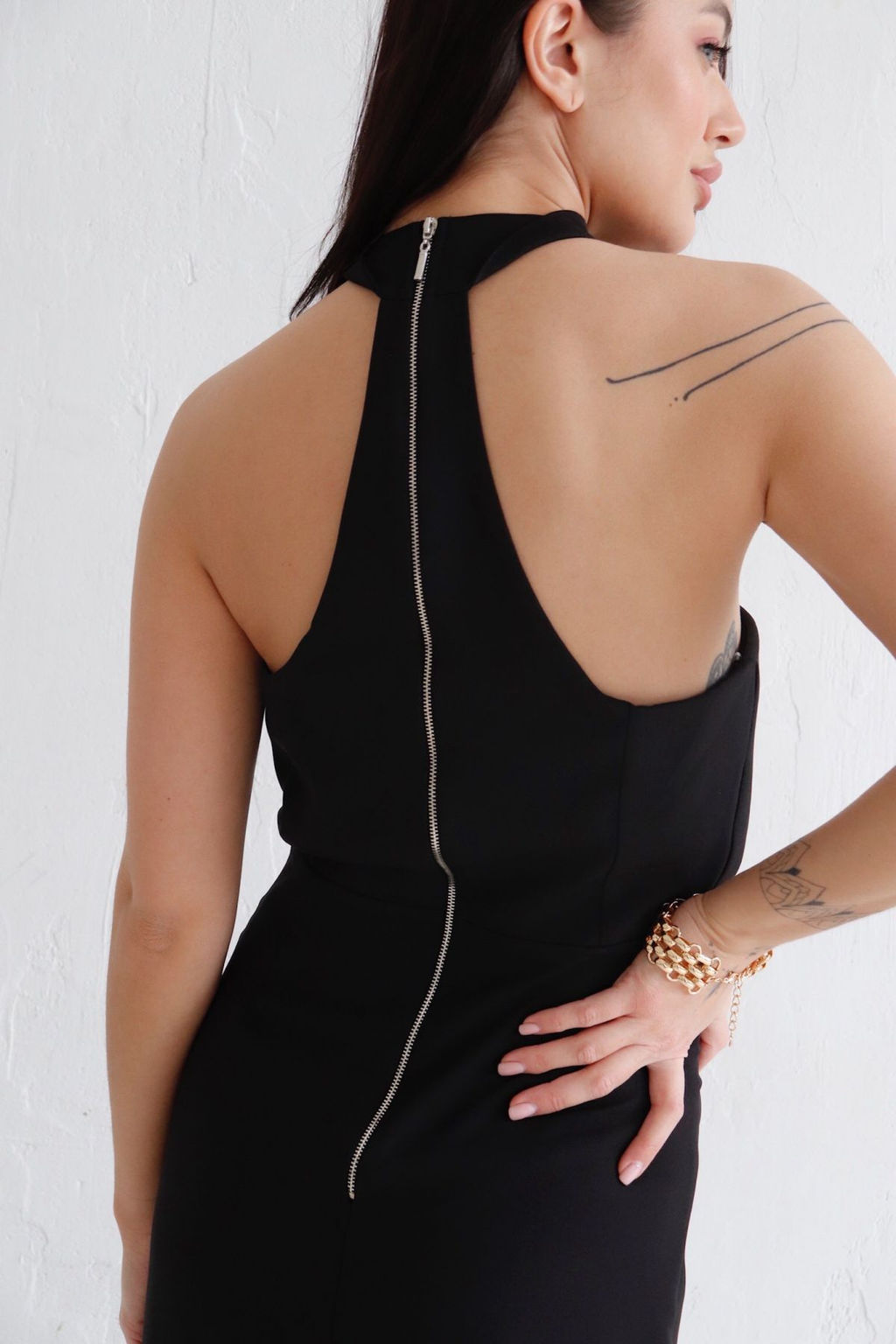 11736 Платье открытое чёрное - Martichelli фото 6