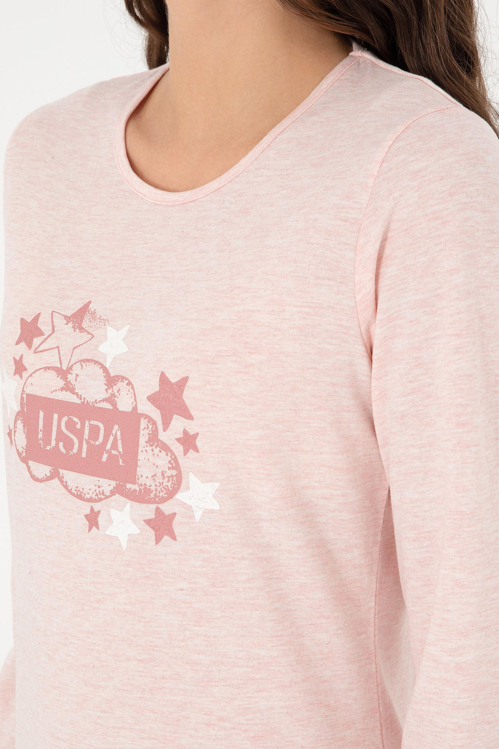 Женский розовый пижамный комплект Неожиданная скидка в корзине - U.s. polo assn фото 6