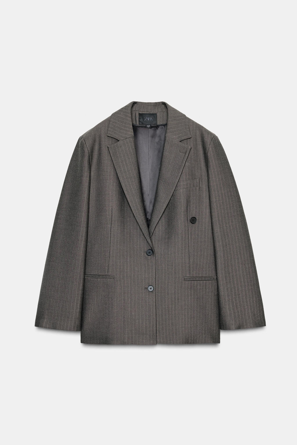 OVERSIZE MULTI-POSITION BUTTON BLAZER - Zara фото 6