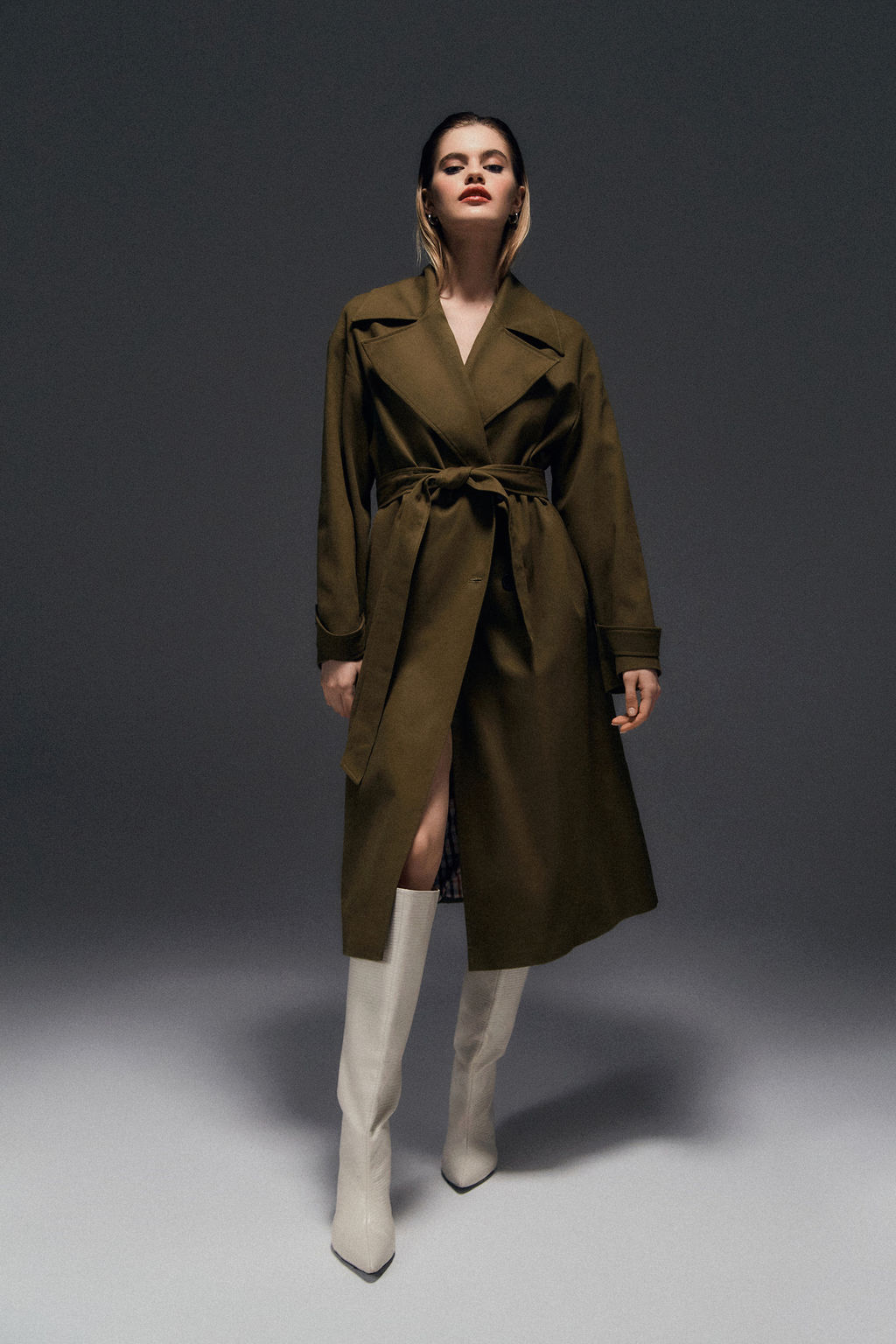 Тренч двубортный - Mollis фото 12