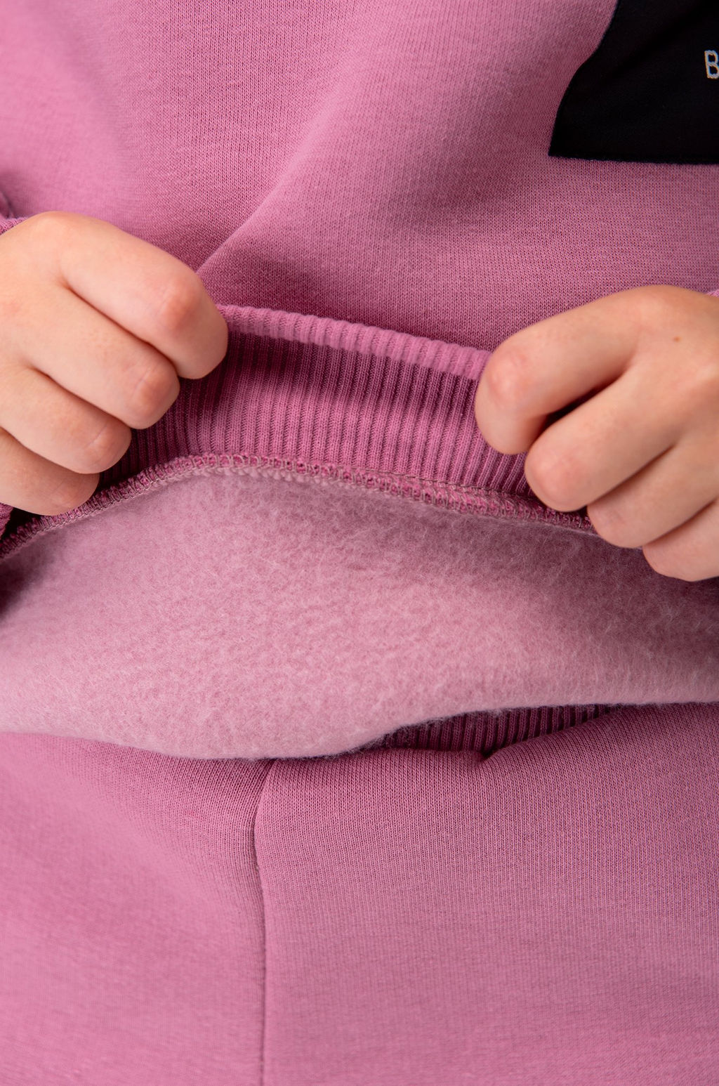 Теплый костюм для девочки из футера с начесом Bonito  фото 41