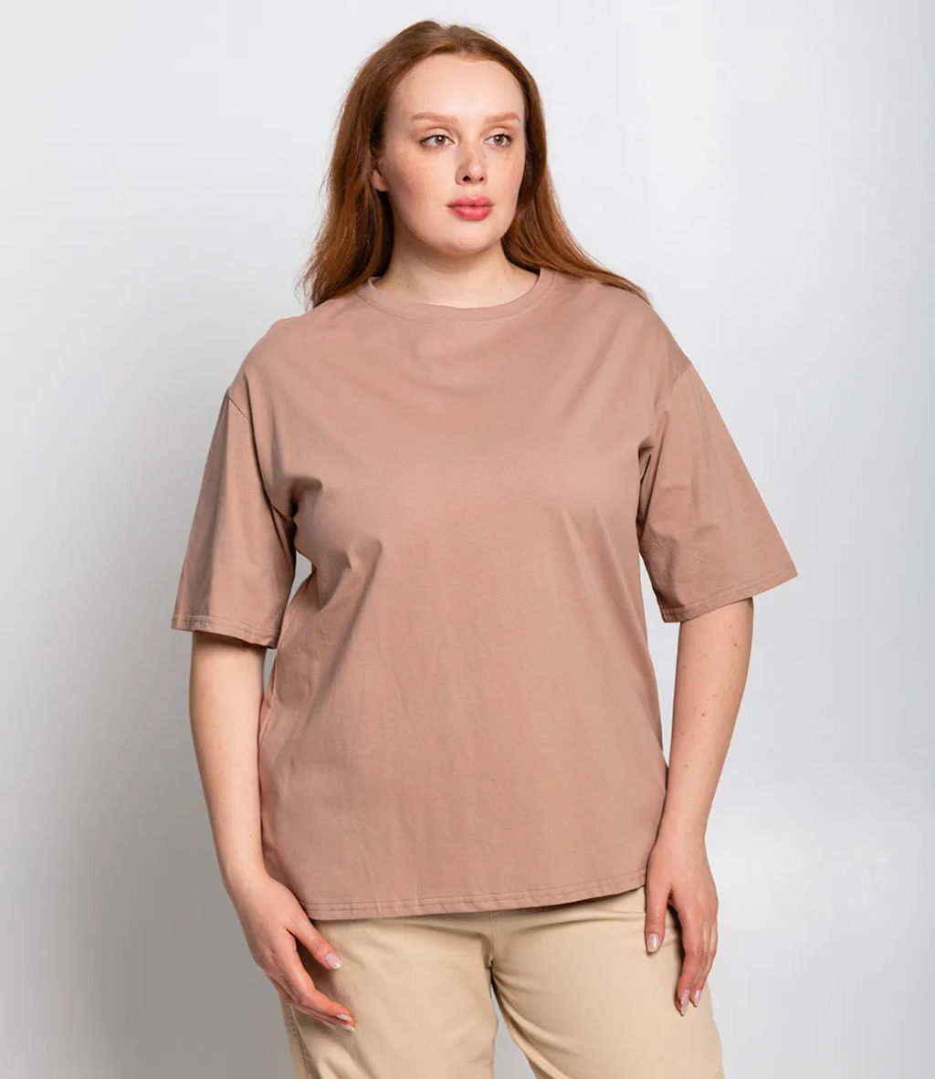 Футболка #ОКТ00075001, бежевый
