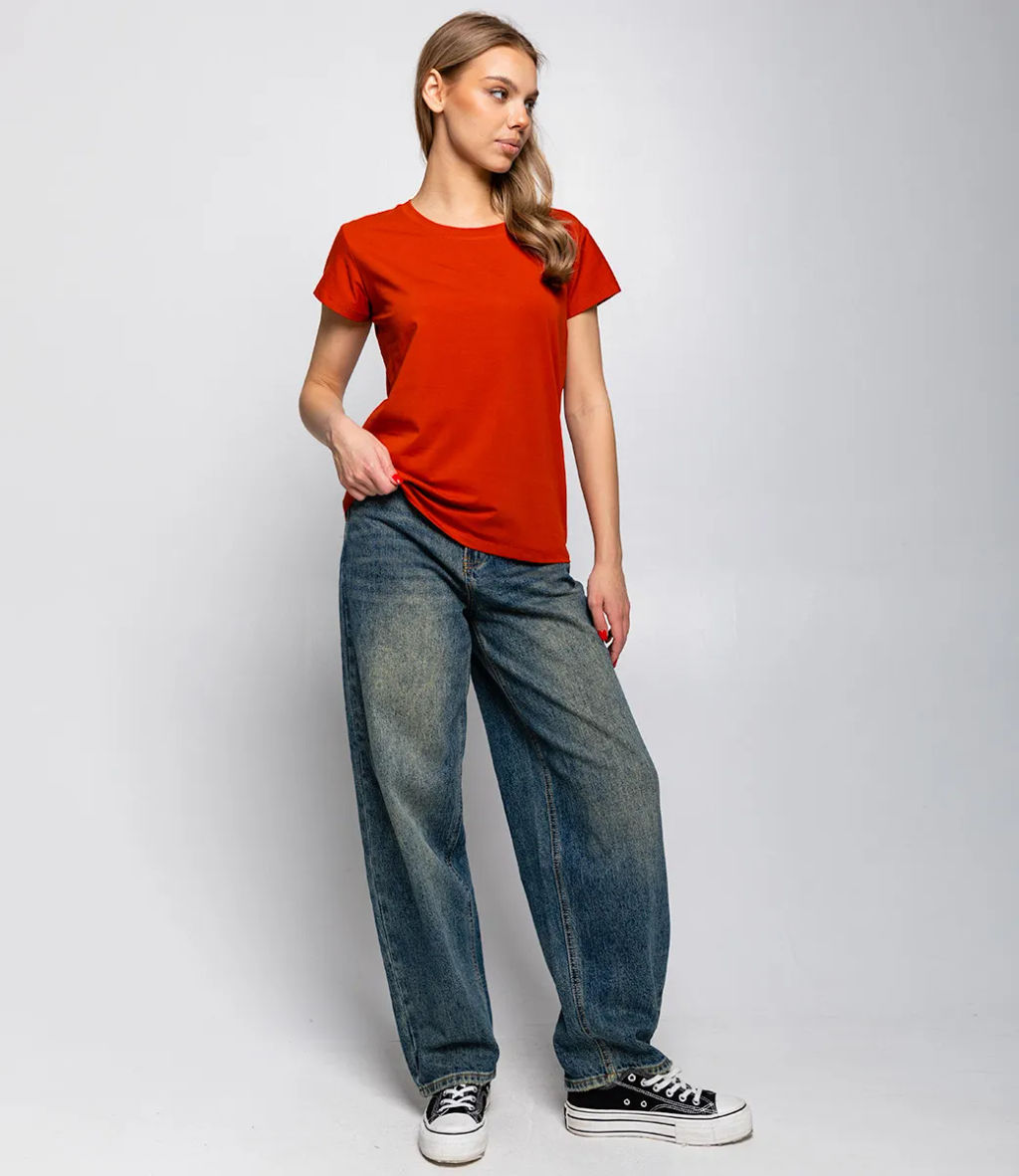 Футболка #КТ904 (1), терракотовый