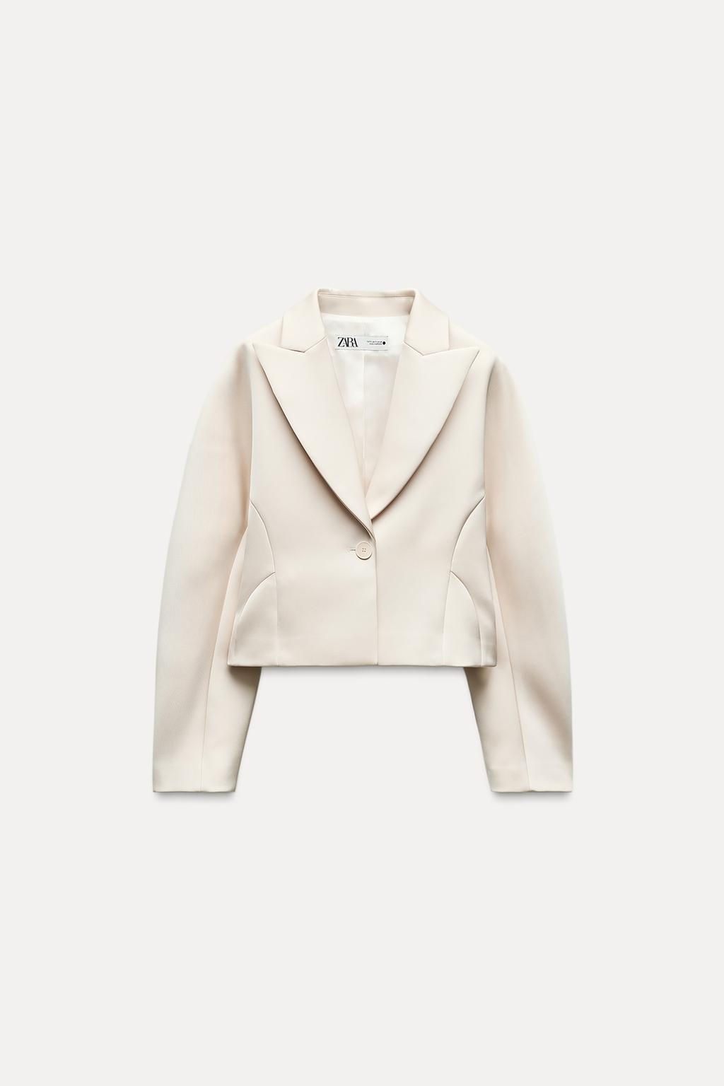 SATIN BLAZER ZW COLLECTION - Zara фото 11