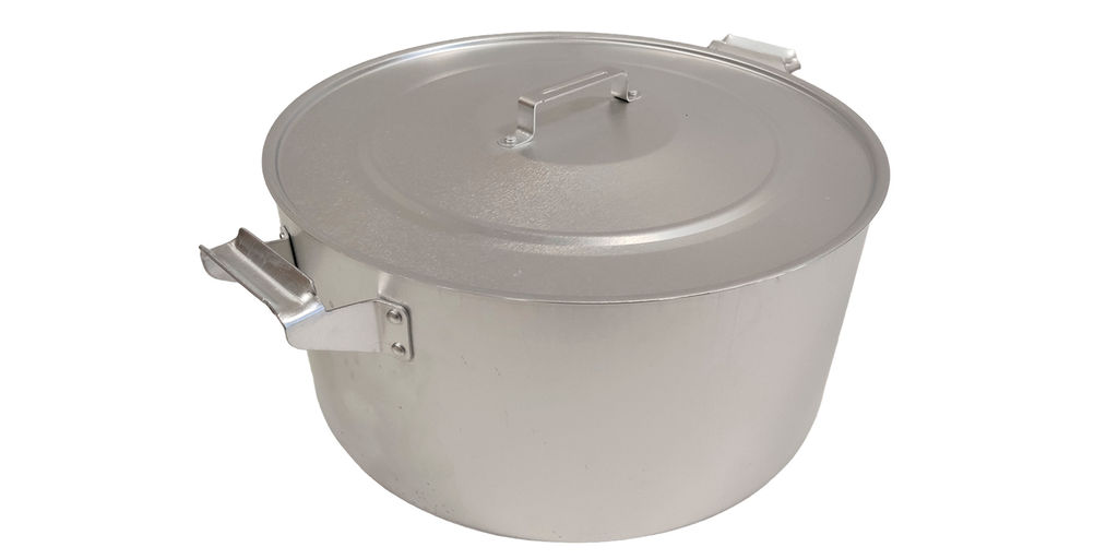 Кастрюля 30 л, 2 руч., мет./кр. Алюминий марки А5 14300